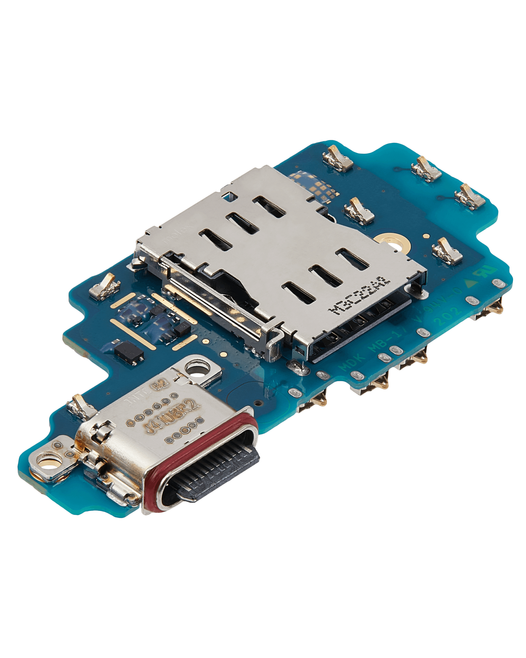 Charging Port Board With Sim Card Reader Compatible For Samsung Galaxy S24 Ultra 5G  Replacement (S928B) (International Version)