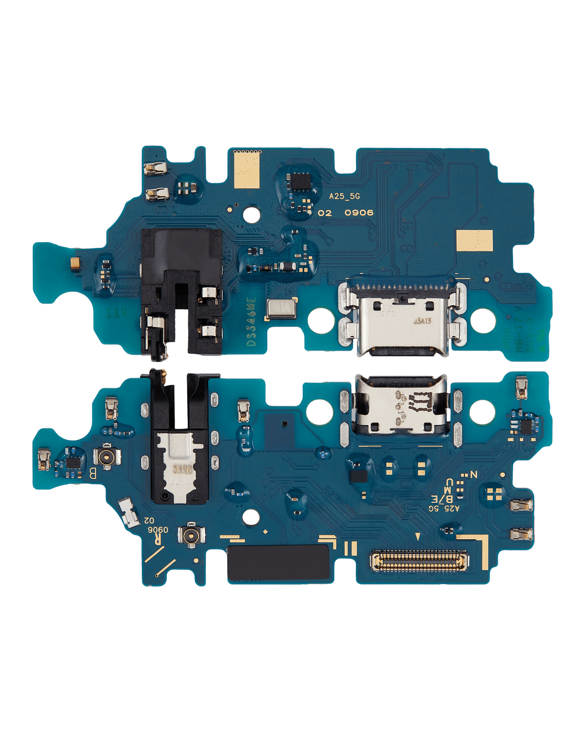 Charging Port Board With Headphone Jack Compatible For Samsung Galaxy A25 (A256 / 2023) (International Version) (Premium)
