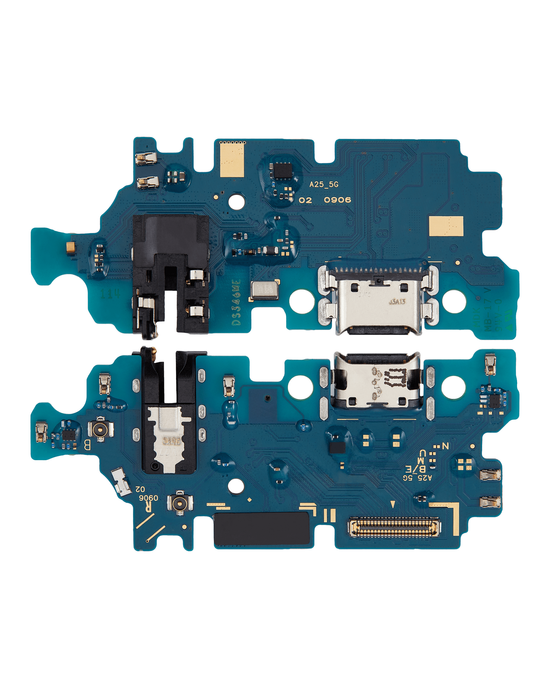 Charging Port Board With Headphone Jack Compatible For Samsung Galaxy A25 (A256 / 2023) (International Version) (Premium)