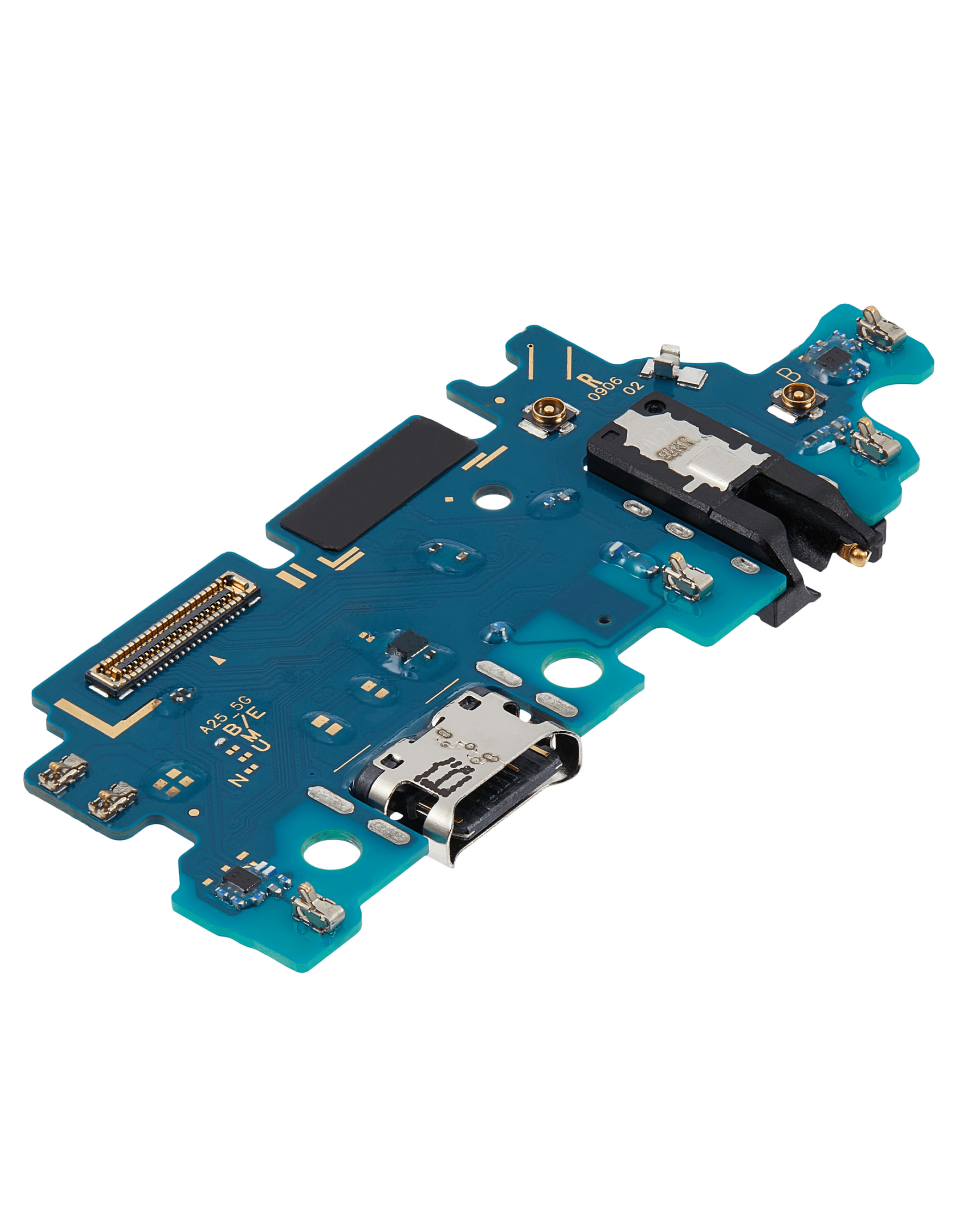 Charging Port Board With Headphone Jack Compatible For Samsung Galaxy A25 (A256 / 2023) (International Version) (Premium)