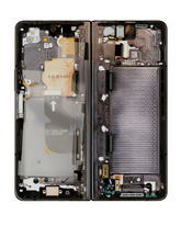 Inner OLED Assembly With Frame Compatible For Samsung Galaxy Z Fold 4 5G Replacement (US & International) (Blemish: Grade B) (Phantom Black)