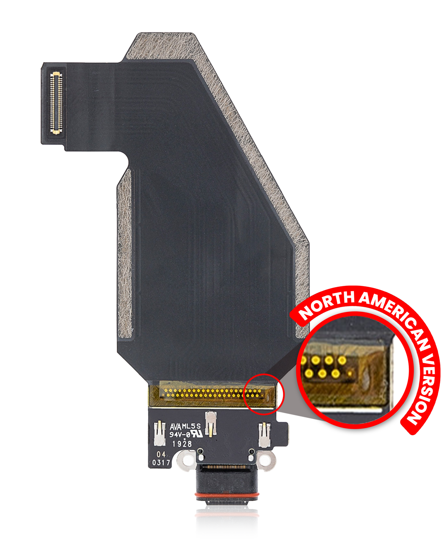 Charging Port Flex Cable Compatible For Google Pixel 4 XL Replacement  (US Version) (Genuine OEM)