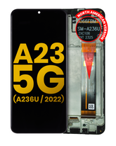 LCD Assembly With Frame Compatible For Samsung Galaxy A23 5G (A236U/B / 2022) (North American U/B Version) (Refurbished) (All Colors)