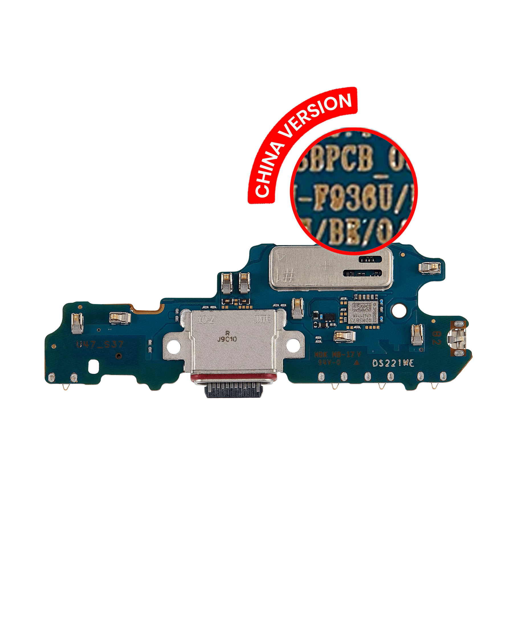 Charging Port Board Compatible For Samsung Galaxy Z Fold 4 Replacement (F9360) (China Version) (Premium)