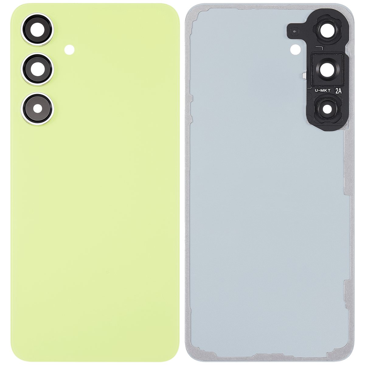 Back Cover Glass With Camera Lens Compatible For Samsung Galaxy S24 Plus 5G Replacement (No Logo) (Aftermarket Plus) (Jade Green)
