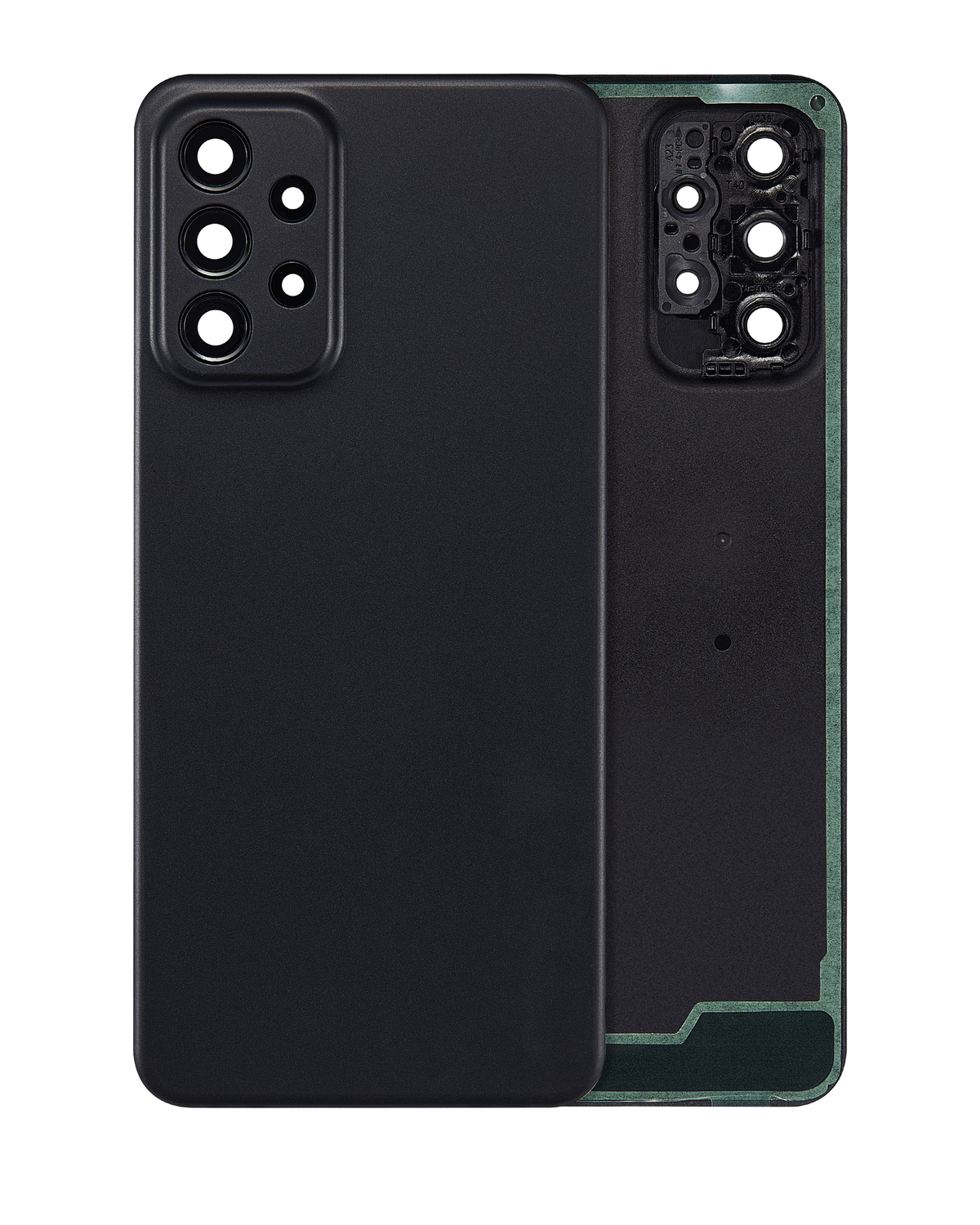 Back cover Glass With Camera Lens Compatible For Samsung Galaxy A23 5G (A236 / 2022) (Black)