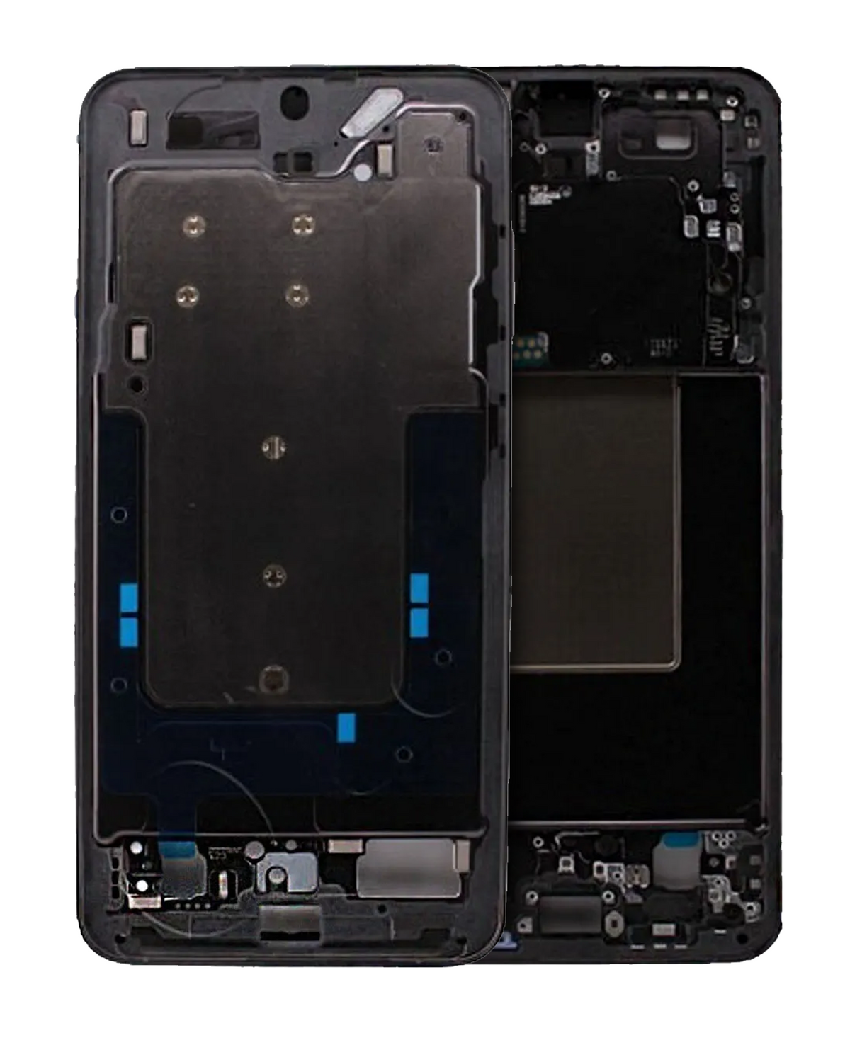 Mid-Frame Housing Compatible For Samsung Galaxy S24 Plus 5G Replacement (International version) (Service Pack) (Onyx Black)