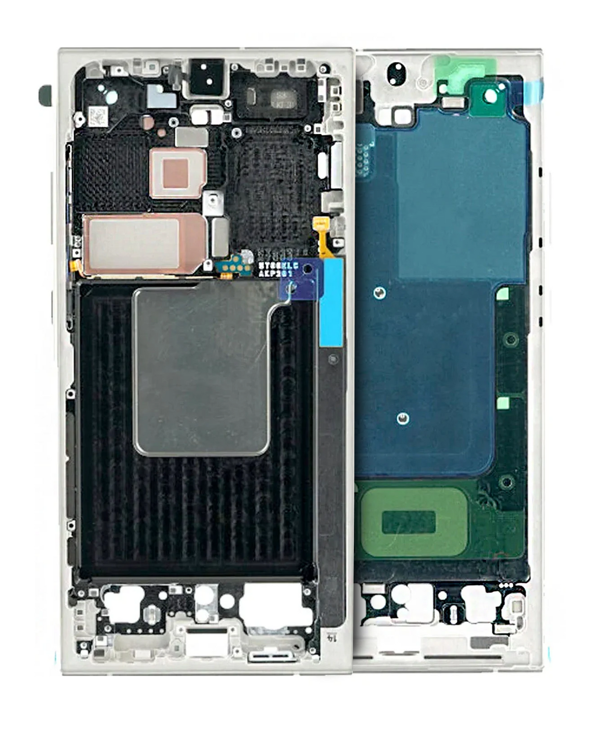 Replacement Mid-Frame Housing Compatible For Samsung Galaxy S24 Ultra 5G  (International Version) (Service Pack) (Titanium Grey)