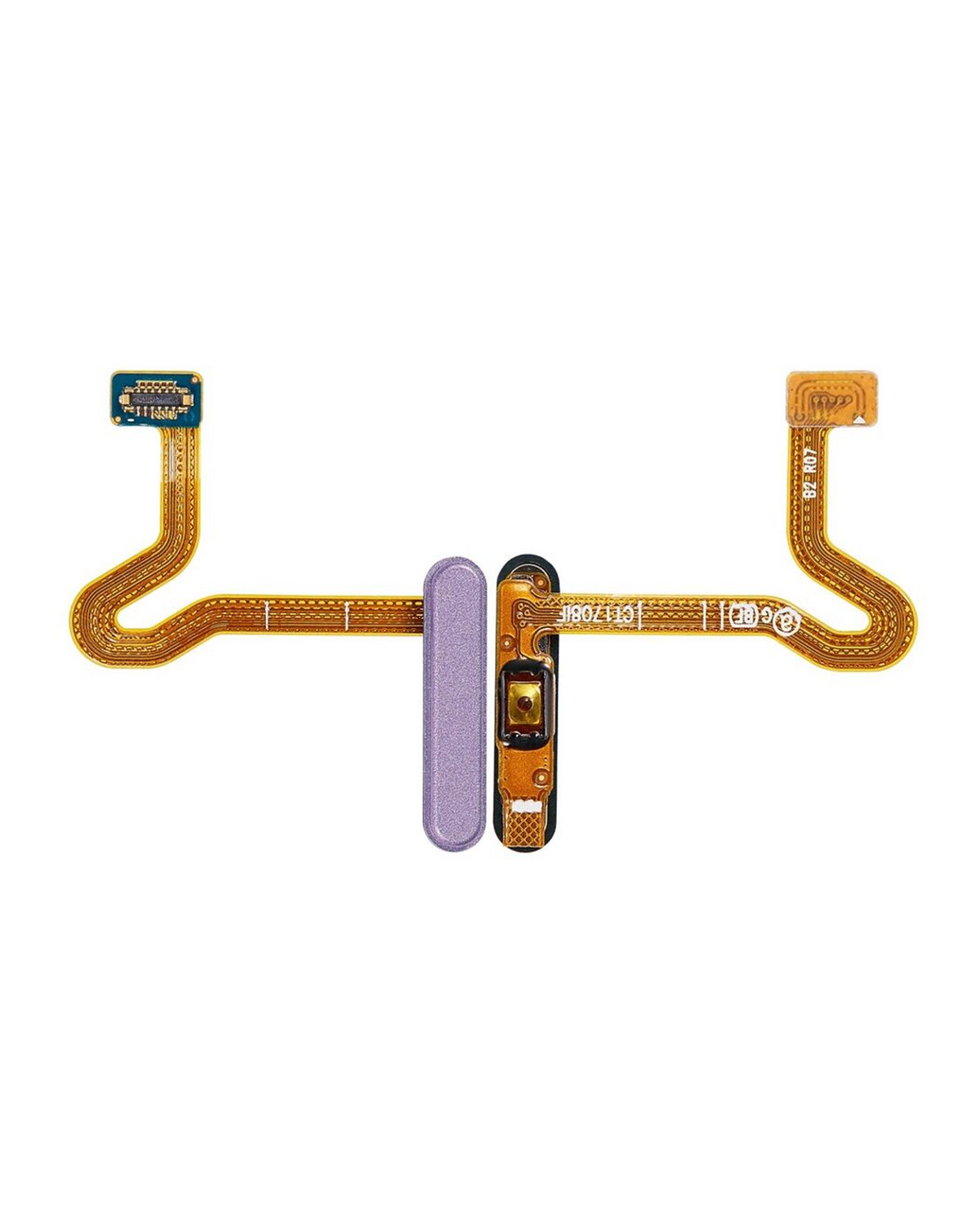 Fingerprint Reader With Flex Cable Compatible For Samsung Galaxy Z Flip 3 5G Replacement (F711) (Lavender)