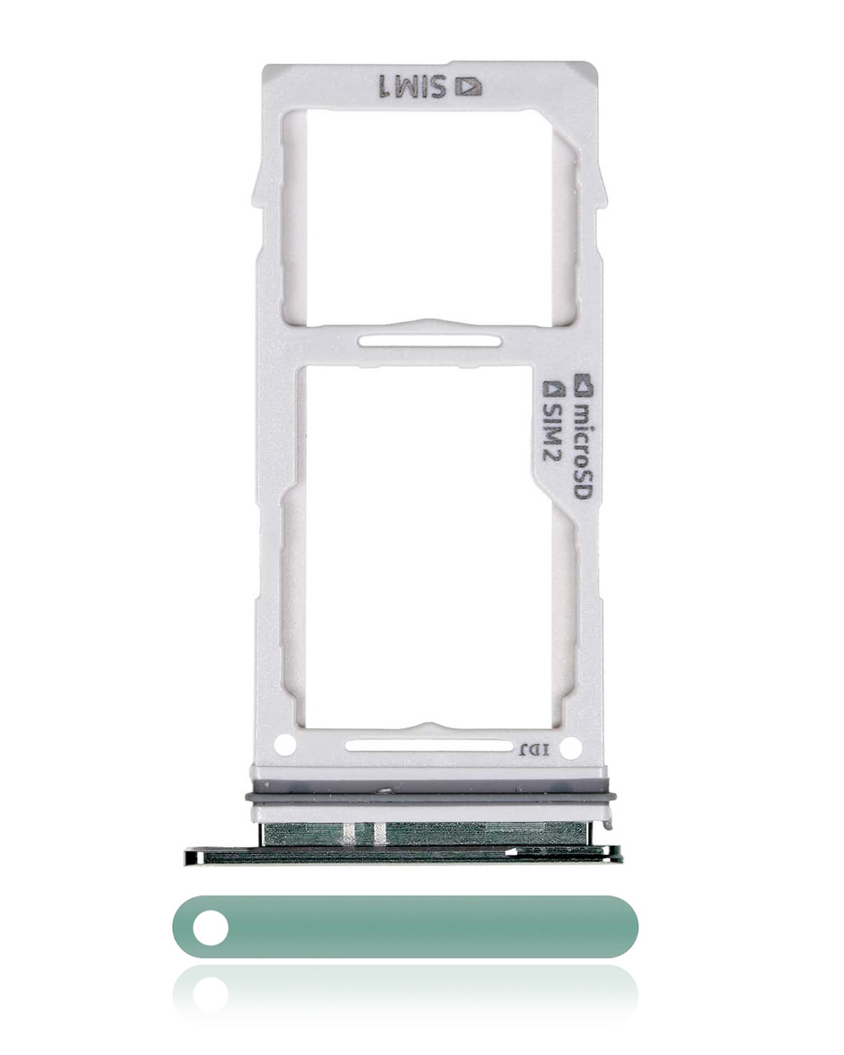 Replacement  Dual Sim Card Tray Compatible For Samsung Galaxy S10 / S10 Plus / S10E (Prism Green)