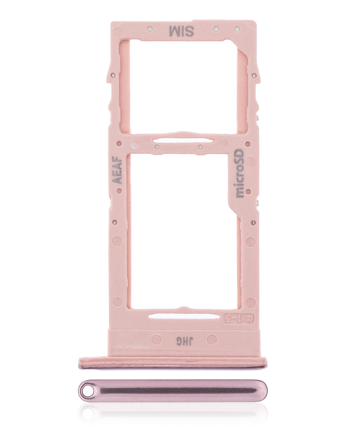 Replacement Single Sim Card Tray Compatible For Samsung Galaxy A51 5G (A516 / 2020) (Prism Cube Pink)