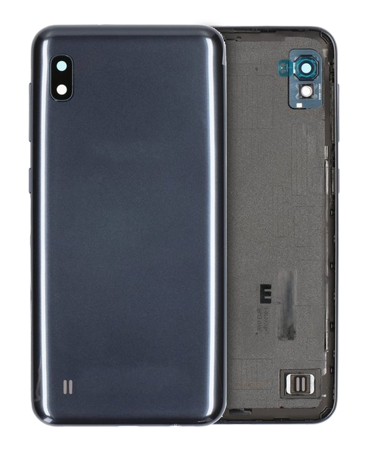 Back Cover Glass With Camera Lens Compatible For Samsung Galaxy A10 (A105 / 2019) (Service Pack) (Black)