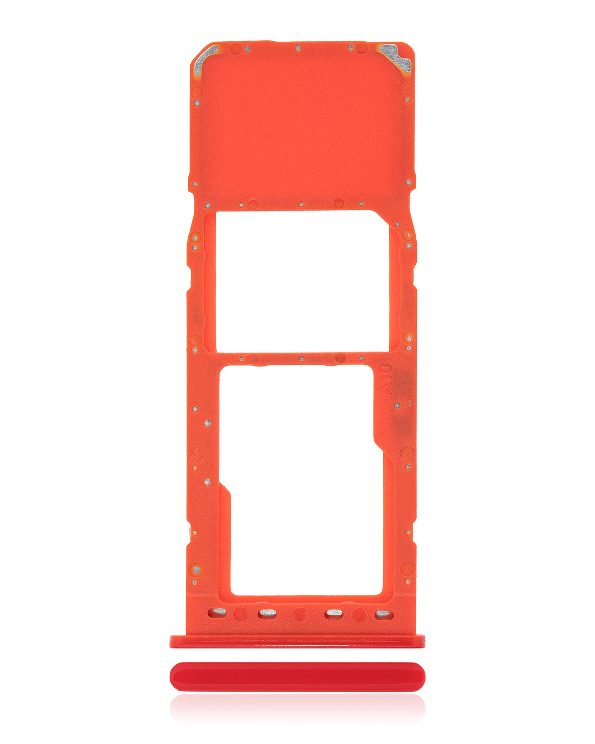 Single Sim Card Tray Compatible For Samsung Galaxy A10 (A105 / 2019) (Red)