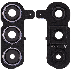 Back Camera Lens Replacement With Cover Bezel Ring Compatible For Samsung Galaxy S24 Plus 5G by MacFactory.Store(Cobalt Violet)