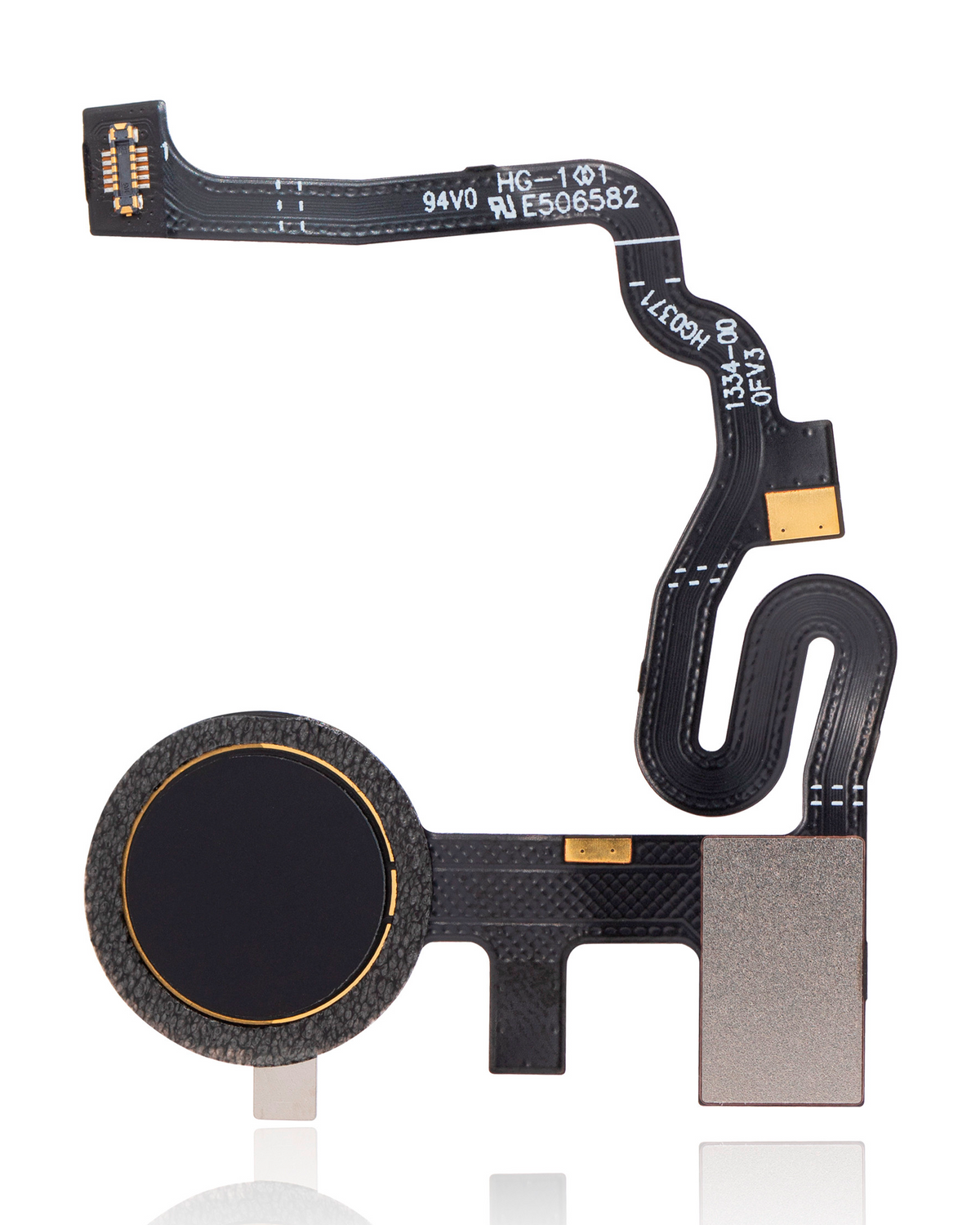 Fingerprint Reader With Flex Cable Compatible For Google Pixel 4a / 4a 5G Replacement (Genuine OEM) (Just Black)