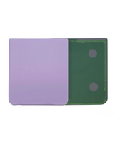 Bottom Back Cover Glass Replacement Compatible For Samsung Galaxy Z Flip 4 (Service Pack) (Bora Purple)