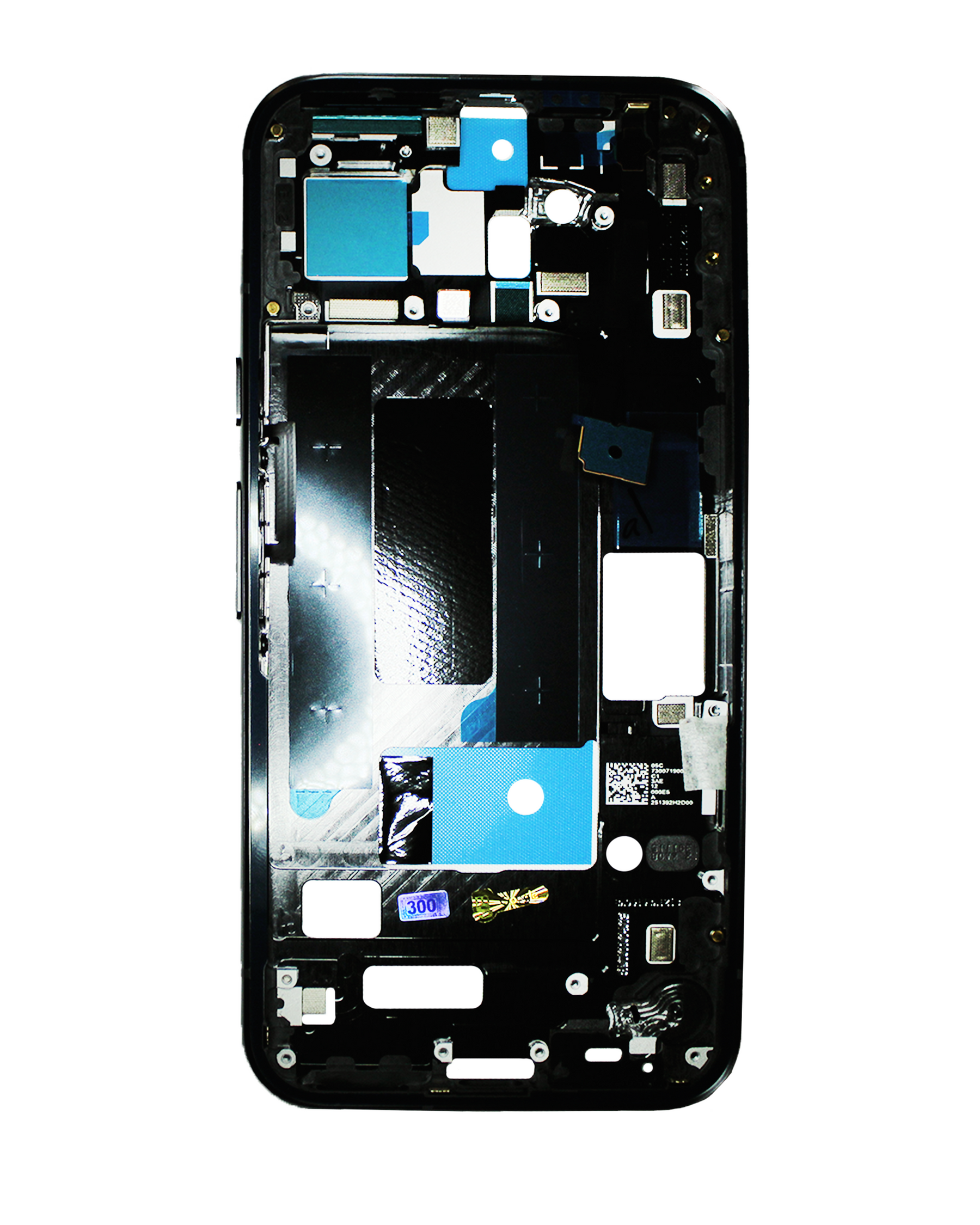 Replacement Mid Frame Housing Compatible For Google Pixel 8a (Genuine OEM) (Obsidian)