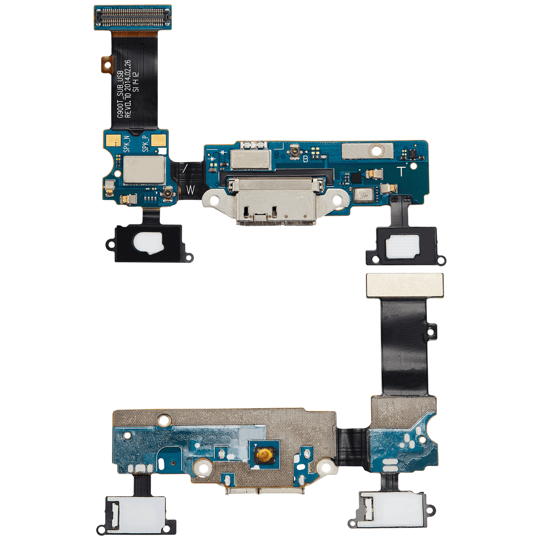 Replacement Charging Port Flex Cable Compatible For Samsung Galaxy S5 (G900T) (T-Mobile)