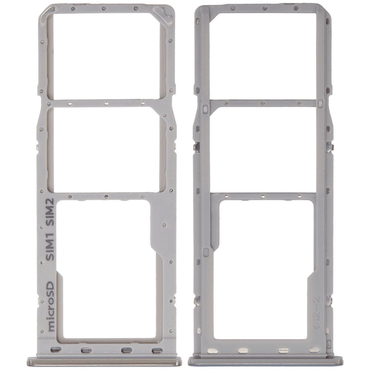 Dual Sim Card Tray Compatible For Samsung Galaxy A20 (A205 / 2019) / A30 (A305 / 2019) / A50 (A505 / 2019) (Silver)