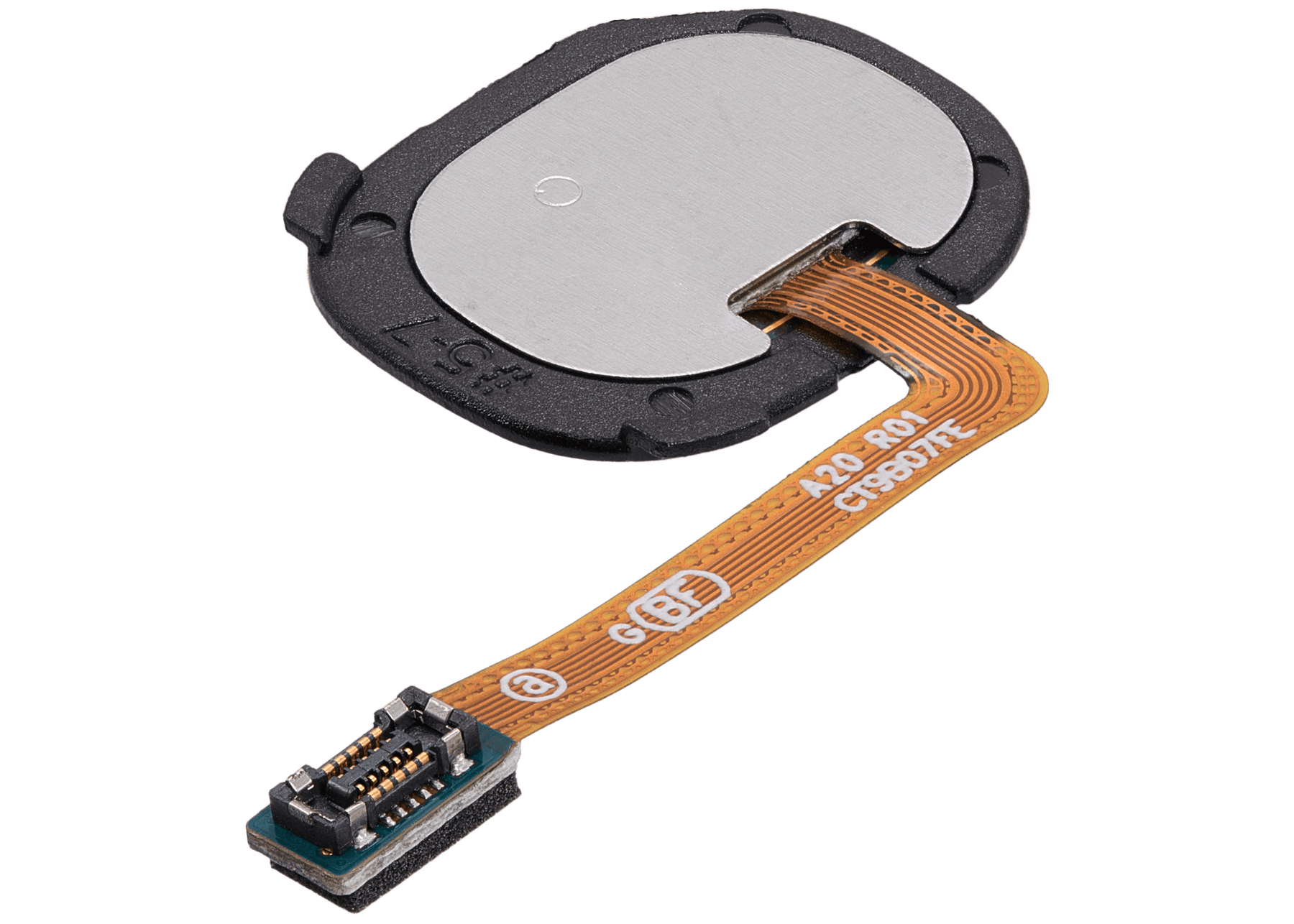 Fingerprint Reader With Flex Cable Compatible For Samsung Galaxy A20 (A205 / 2019) (Black)