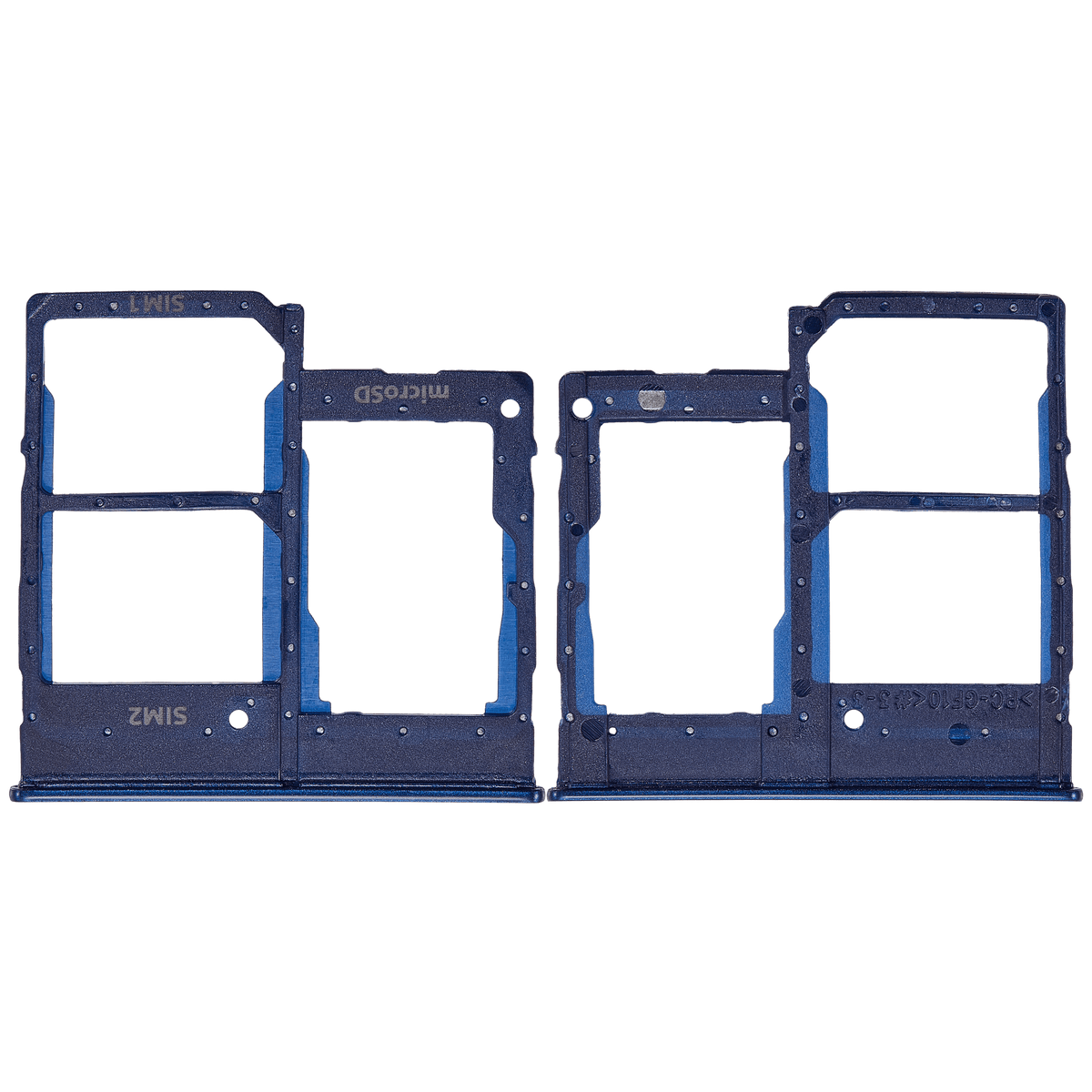 Dual Sim Card Tray Compatible For Samsung Galaxy A20E (A202 / 2019) (Blue)