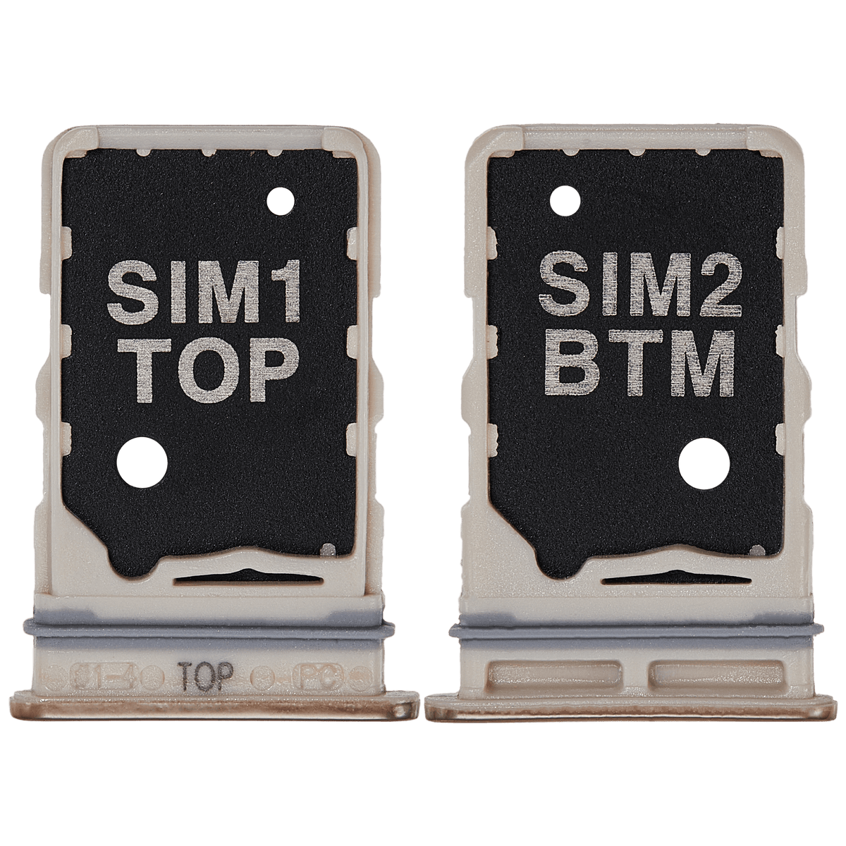 Replacement Dual Sim Card Tray Compatible For Samsung Galaxy A80 (A805 / 2019) (Angel Gold)