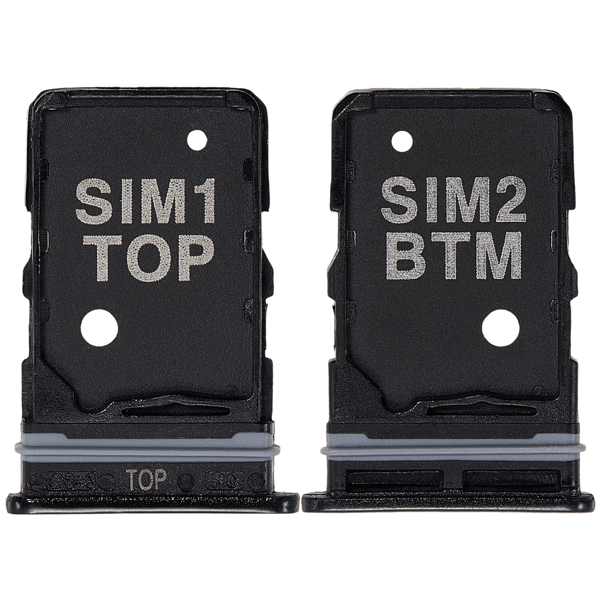 Replacement Dual Sim Card Tray Compatible For Samsung Galaxy A80 (A805 / 2019) (Phantom Black)