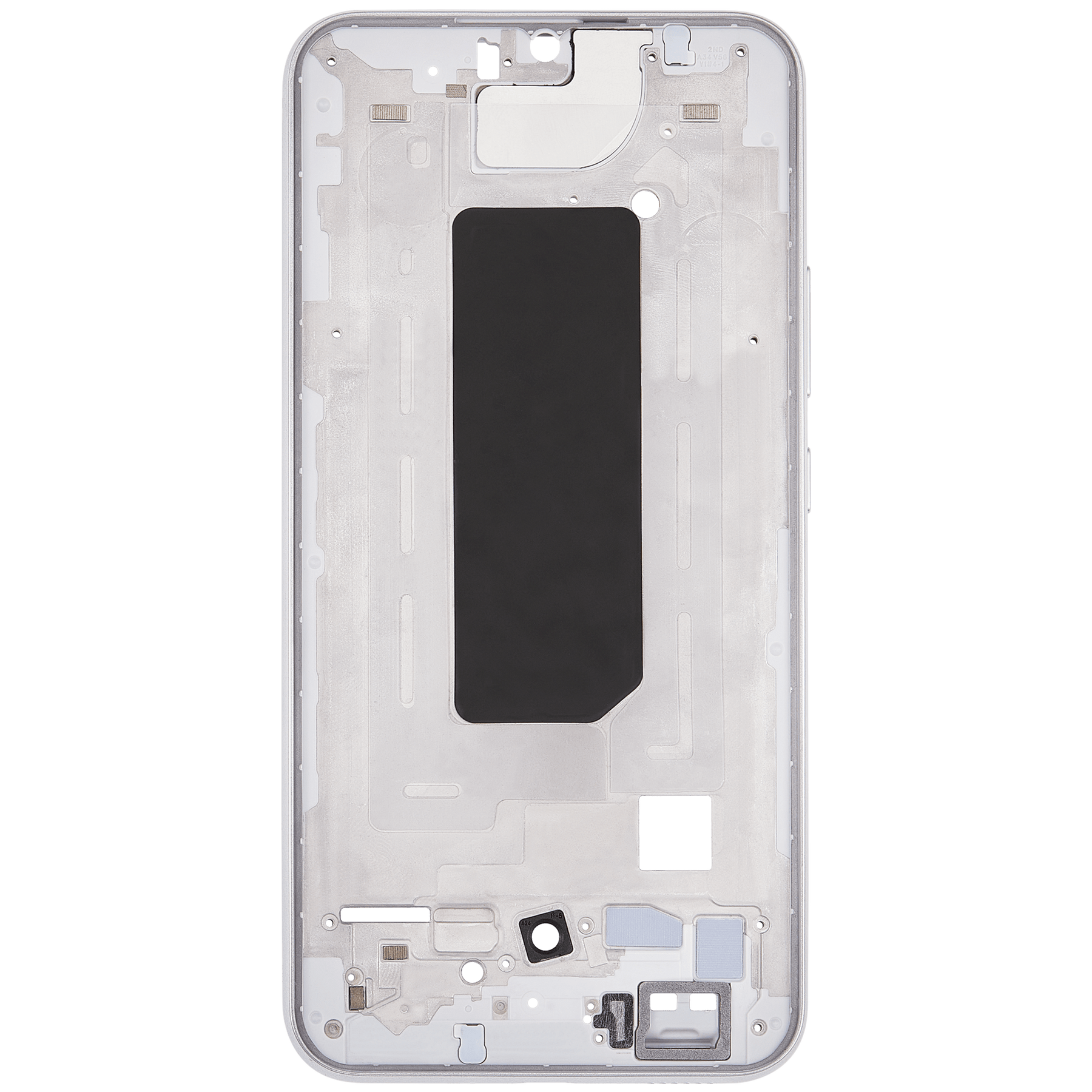 Mid-Frame Housing Compatible For Samsung Galaxy A34 (A346 / 2023) (Silver)