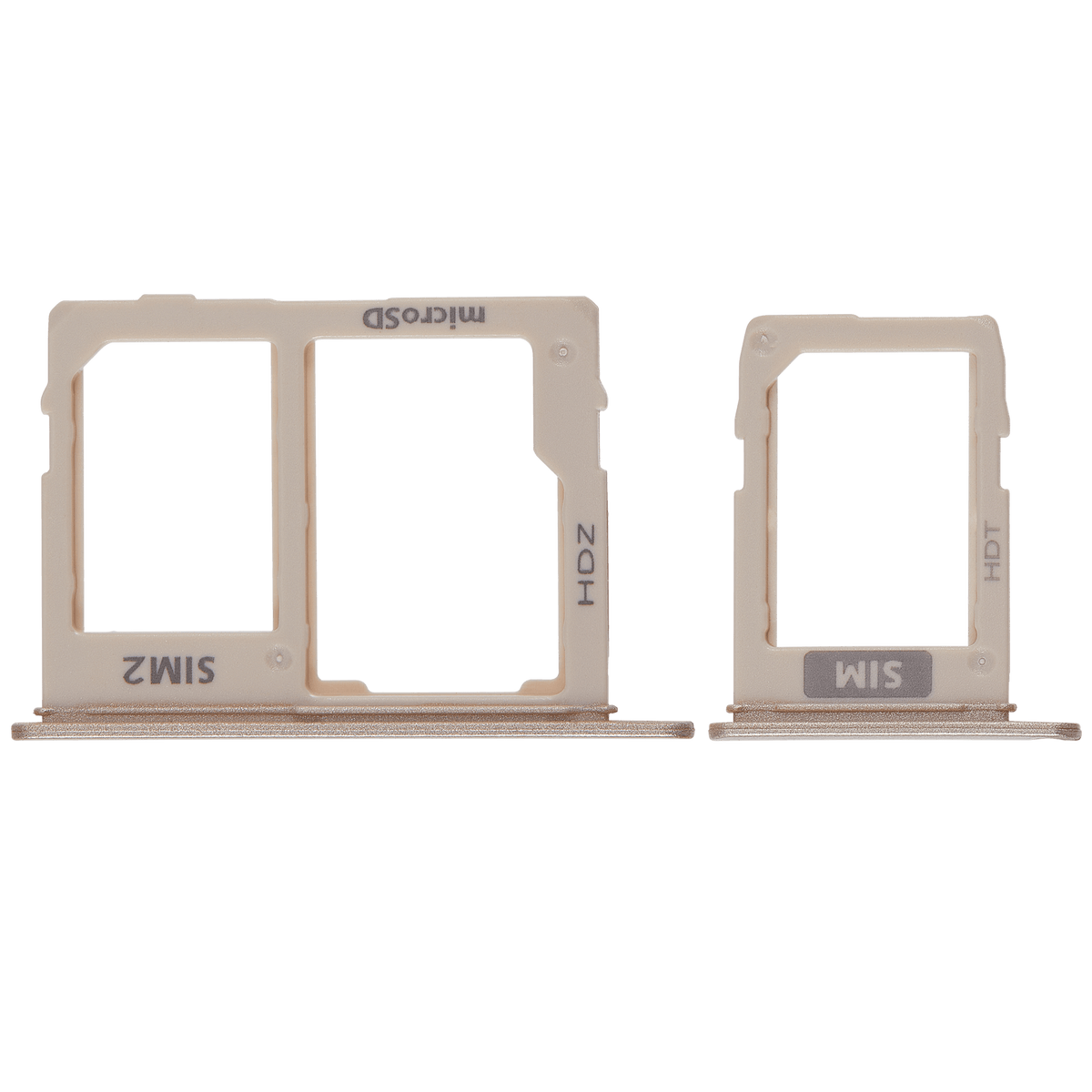 Replacement Sim Card Tray Compatible For Samsung Galaxy A6 (A600 / 2018) / A6 Plus (A605 / 2018) (Gold)