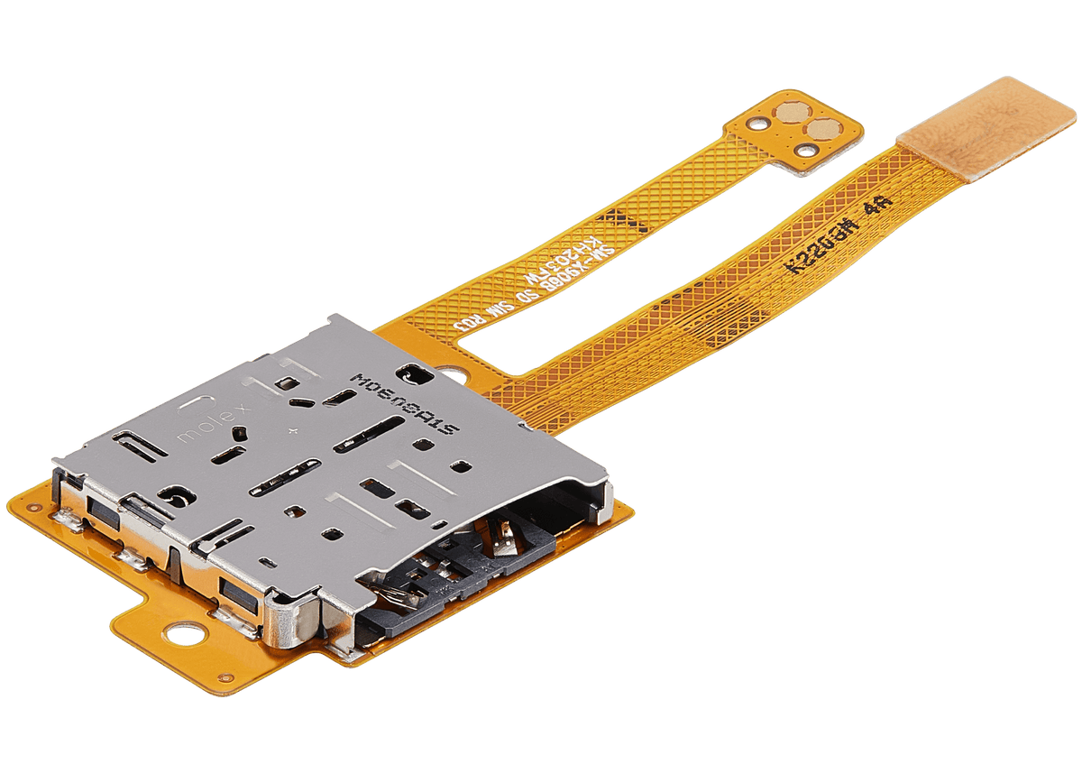 Sim Card Reader With Flex Cable Compatible For Samsung Galaxy Tab S8 Ultra (X900 / X906 ) (2022)