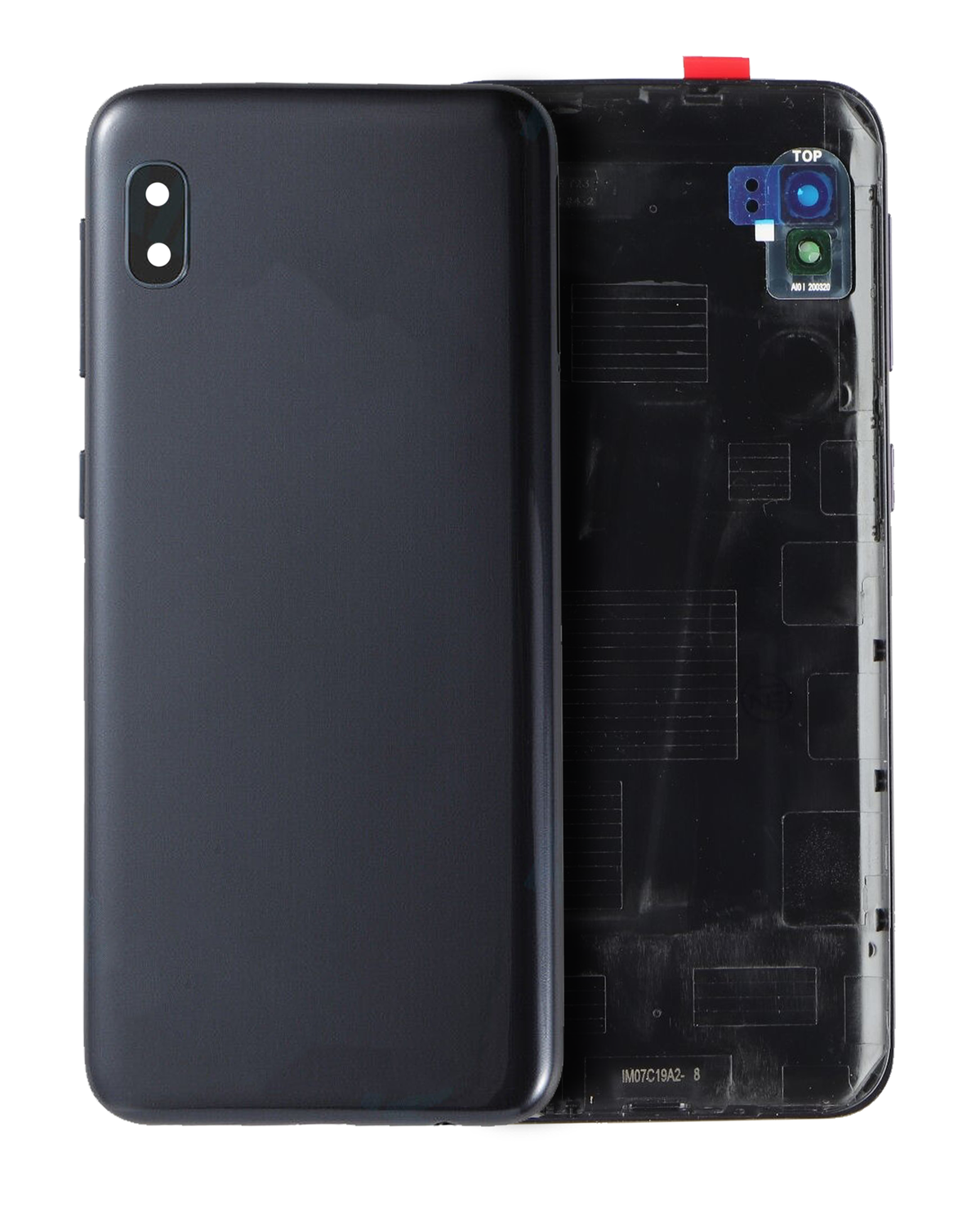 Back Cover Glass With Camera Lens Compatible Samsung Galaxy A10E (A102 / 2019) (Black) (Service Pack)