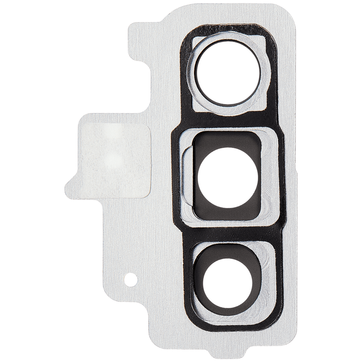 Replacement Back Camera Lens With Bracket / Bezel Compatible For Samsung Galaxy Note 10 (Aura Glow / Silver)