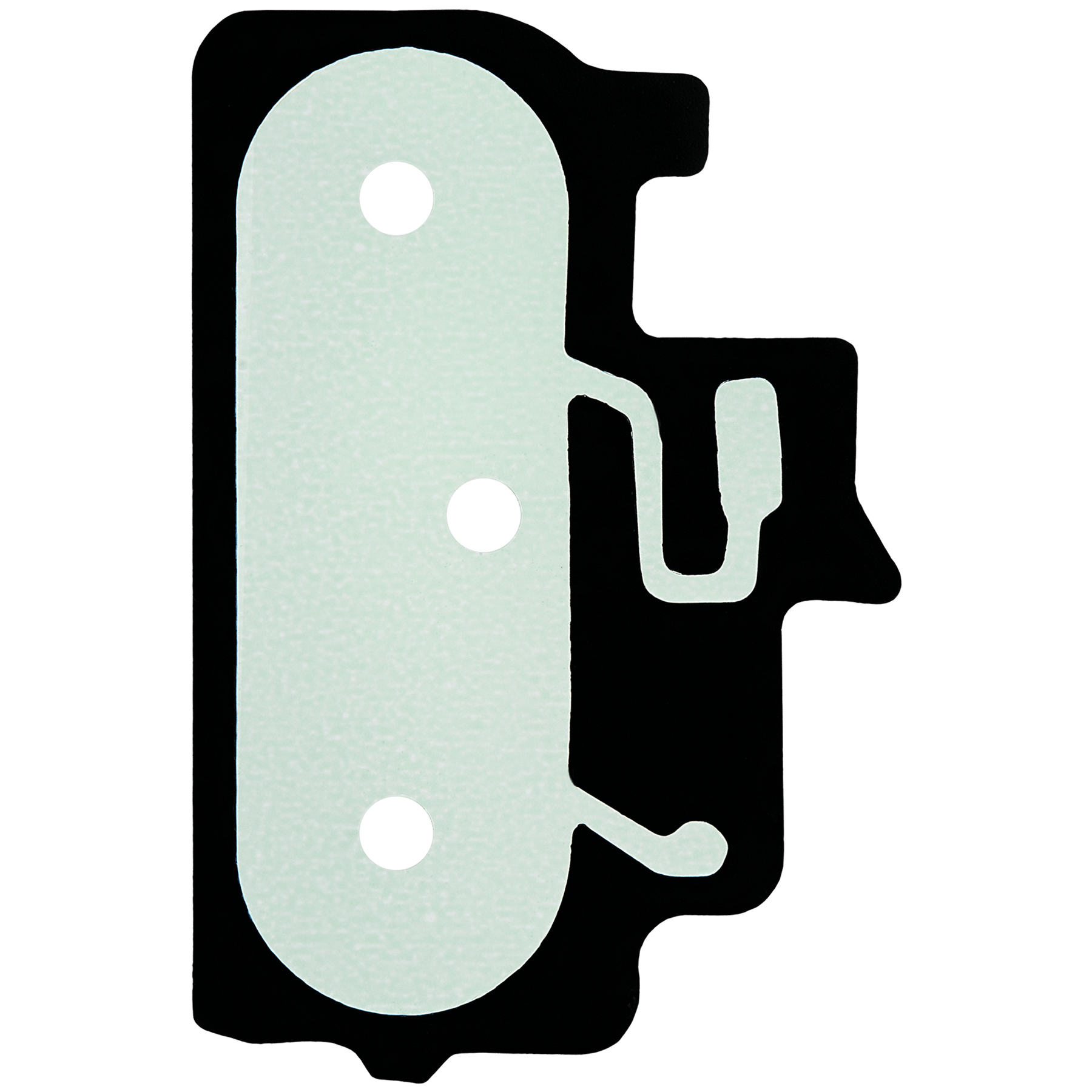 Replacement Back Camera Lens With Bracket / Bezel Compatible For Samsung Galaxy Note 10 (Aura Glow / Silver)