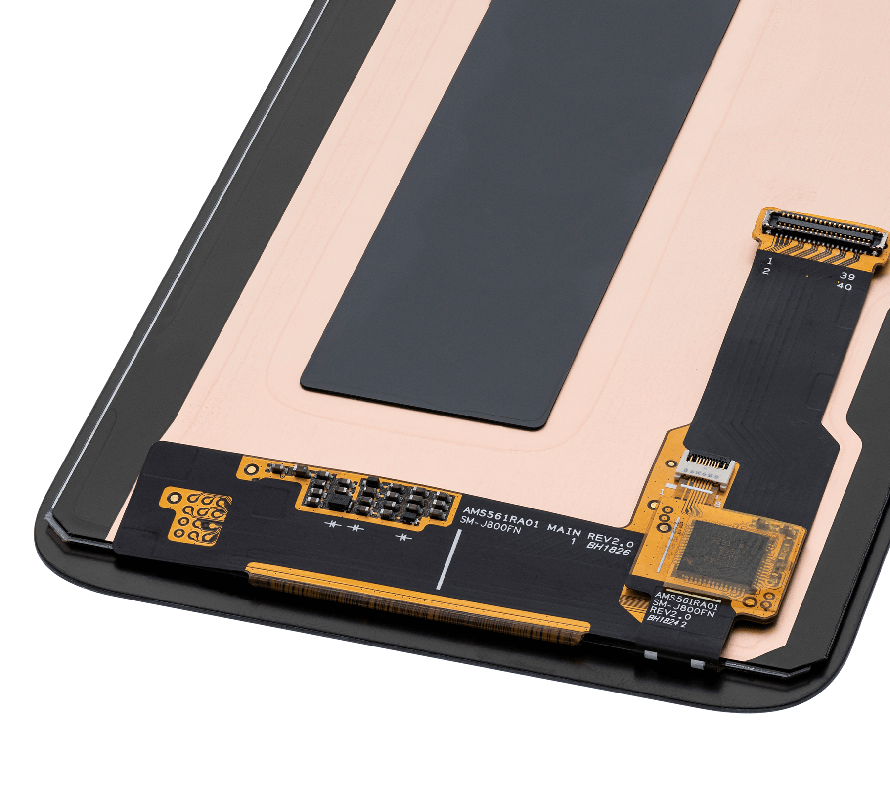 OLED Assembly Without Frame Compatible For Samsung Galaxy J6 / On6 (J600 / 2018) (Service Pack) (Black)
