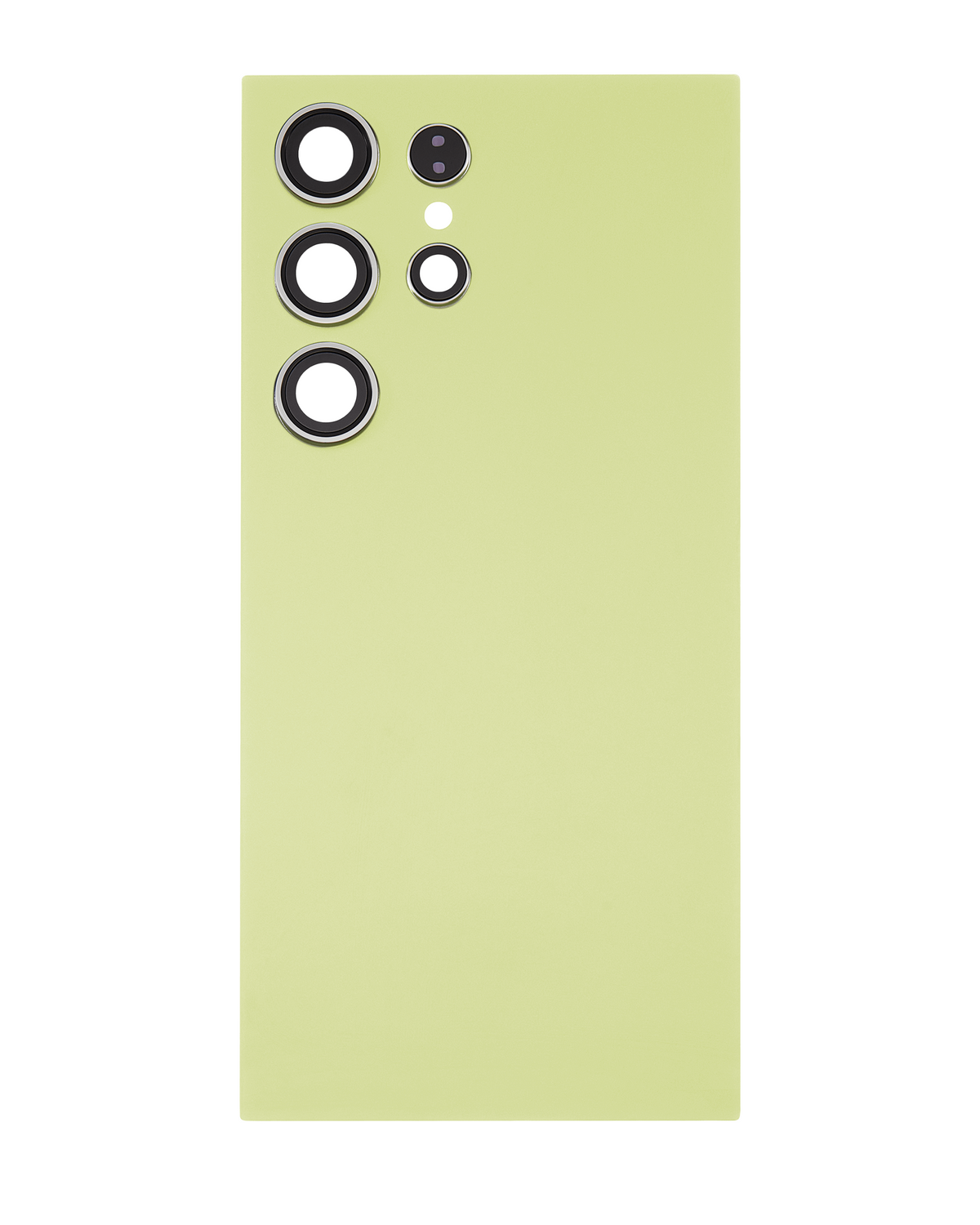 Back Cover Glass With Camera Lens Compatible For Samsung Galaxy S24 Ultra 5G Replacement(No Logo) (Aftermarket Plus) (Titanium Green)