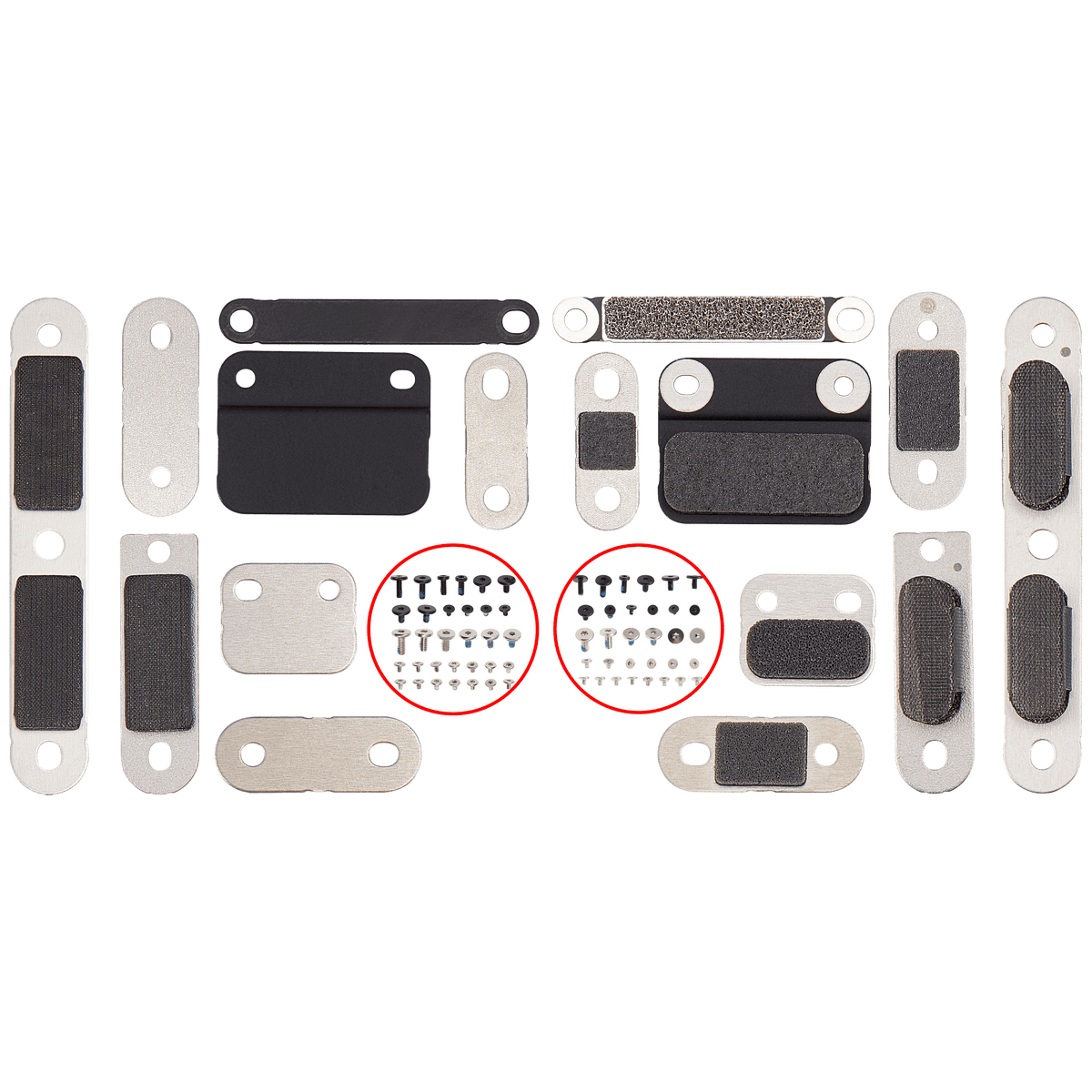 Full Set Small Metal Bracket And Screw Set For Macbook Pro 14" A2442 (2021) Pro / Max / A2779 (2023) / A2918 (2023) / A2992 (2023) / A3112 (2024) / A3401 (2024) Pro / A3185 (2024) Max