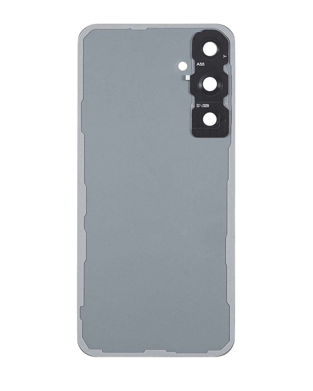 Back Cover Glass With Camera Lens Compatible For Samsung Galaxy A55 5G Replacement (A556 / 2024) (No Logo) (Vemake) (Lemon)