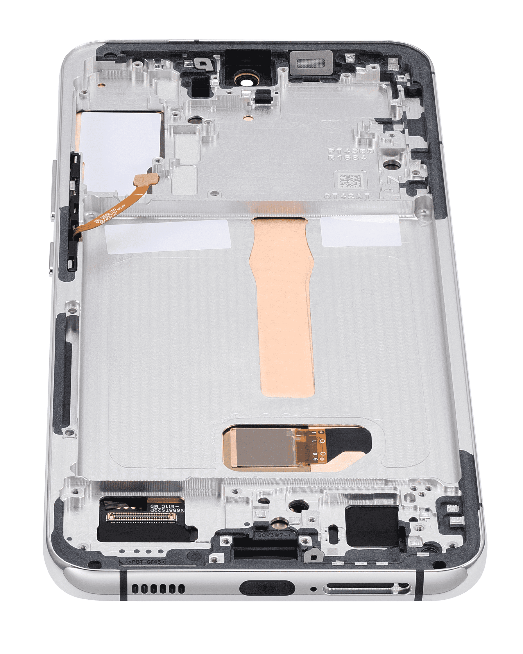 OLED Assembly With Frame Compatible For Samsung Galaxy S22 Plus 5G (US & International Version) (Aftermarket Plus) (White)