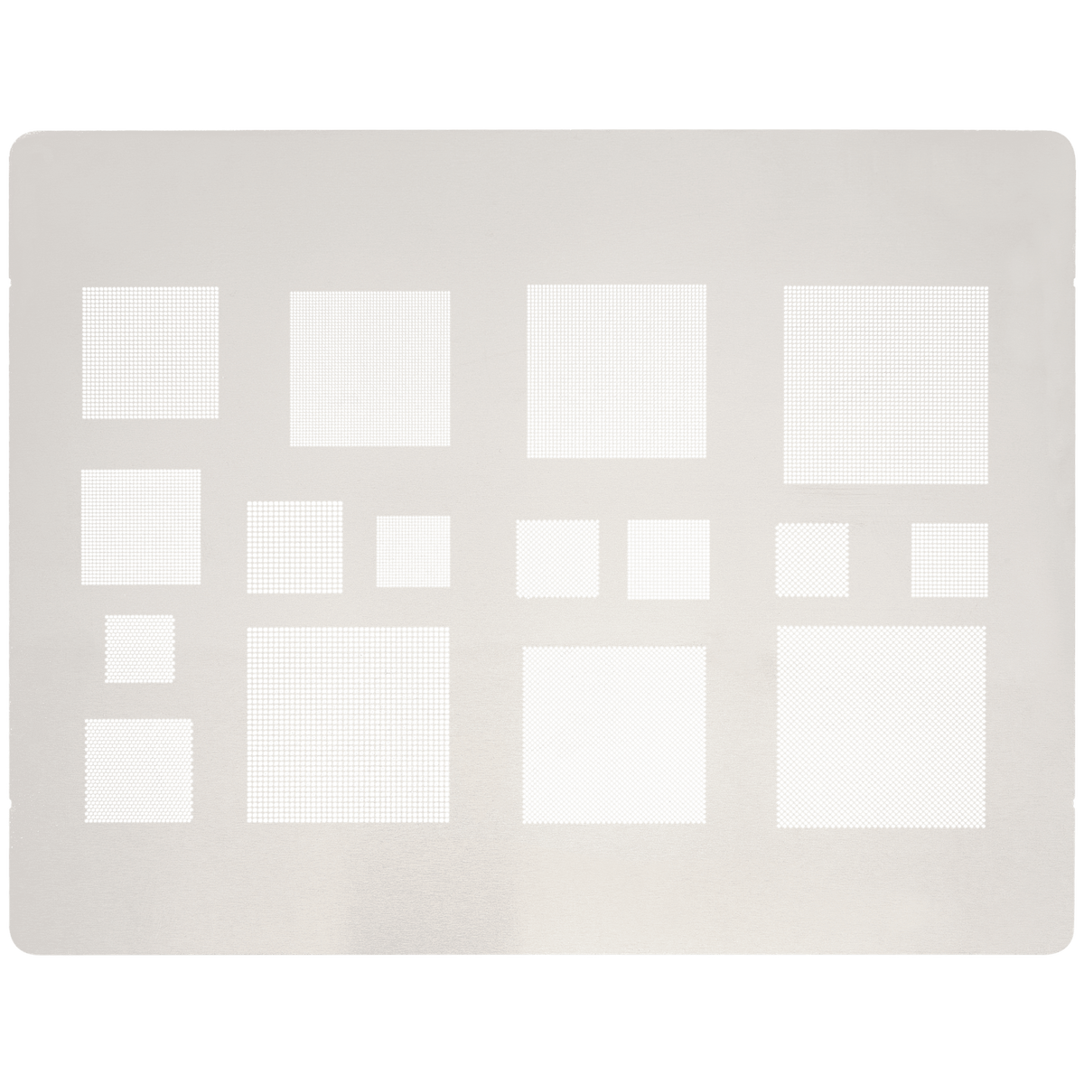Multi-Function Universal BGA Reballing Stencil 0.3 / 0.35 / 0.4 / 0.5 (0.12MM) (Amaoe)