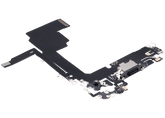 Charging Port Flex Cable Compatible For iPhone 15 Pro (Aftermarket Plus) (Black Titanium)