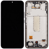 OLED Assembly With Frame Compatible For Samsung Galaxy A34 5G (A346 / 2023) (Refurbished) (Graphite)