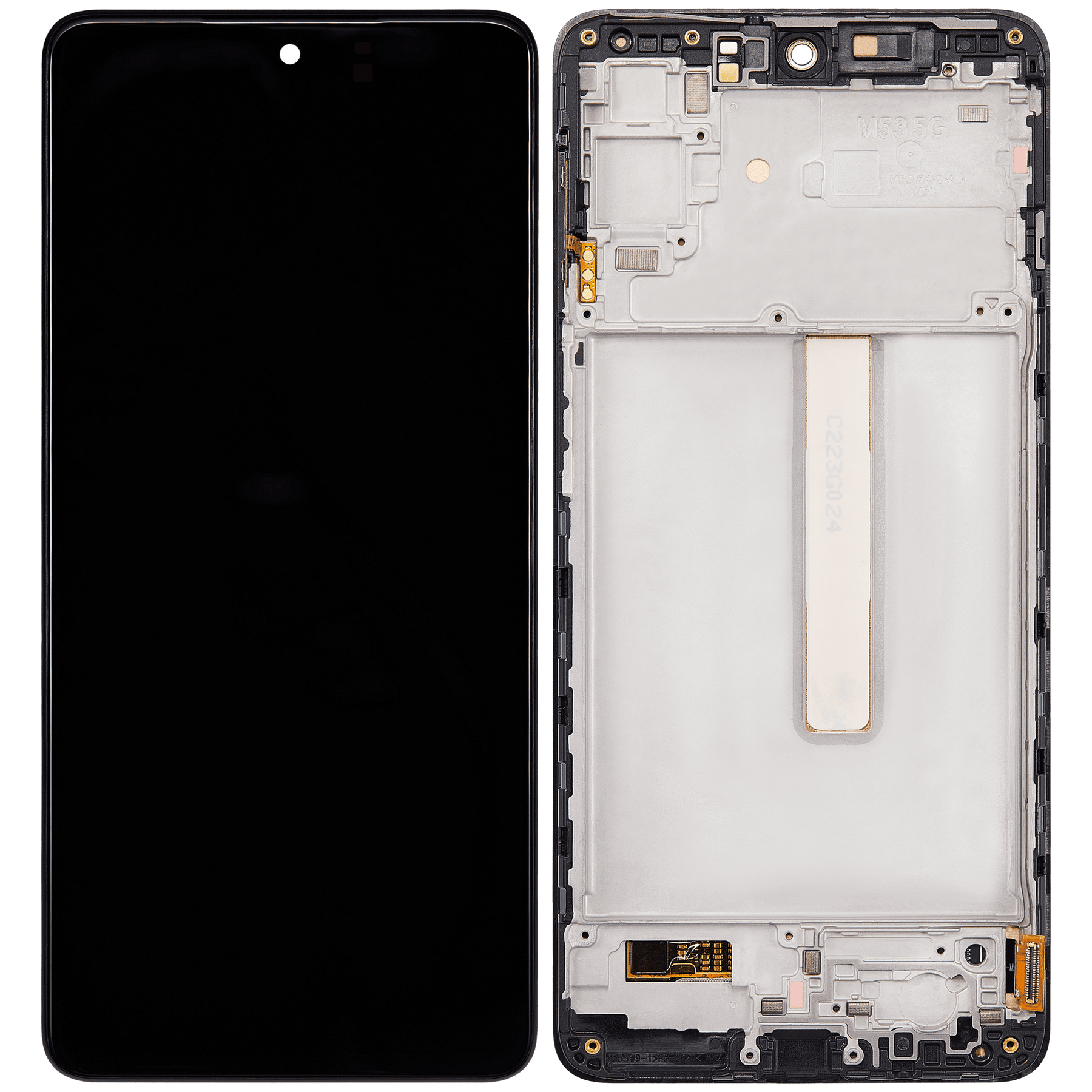 OLED Assembly With Frame Compatible For Samsung Galaxy M53 5G (M536 / 2022) (Refurbished) (All Colors)