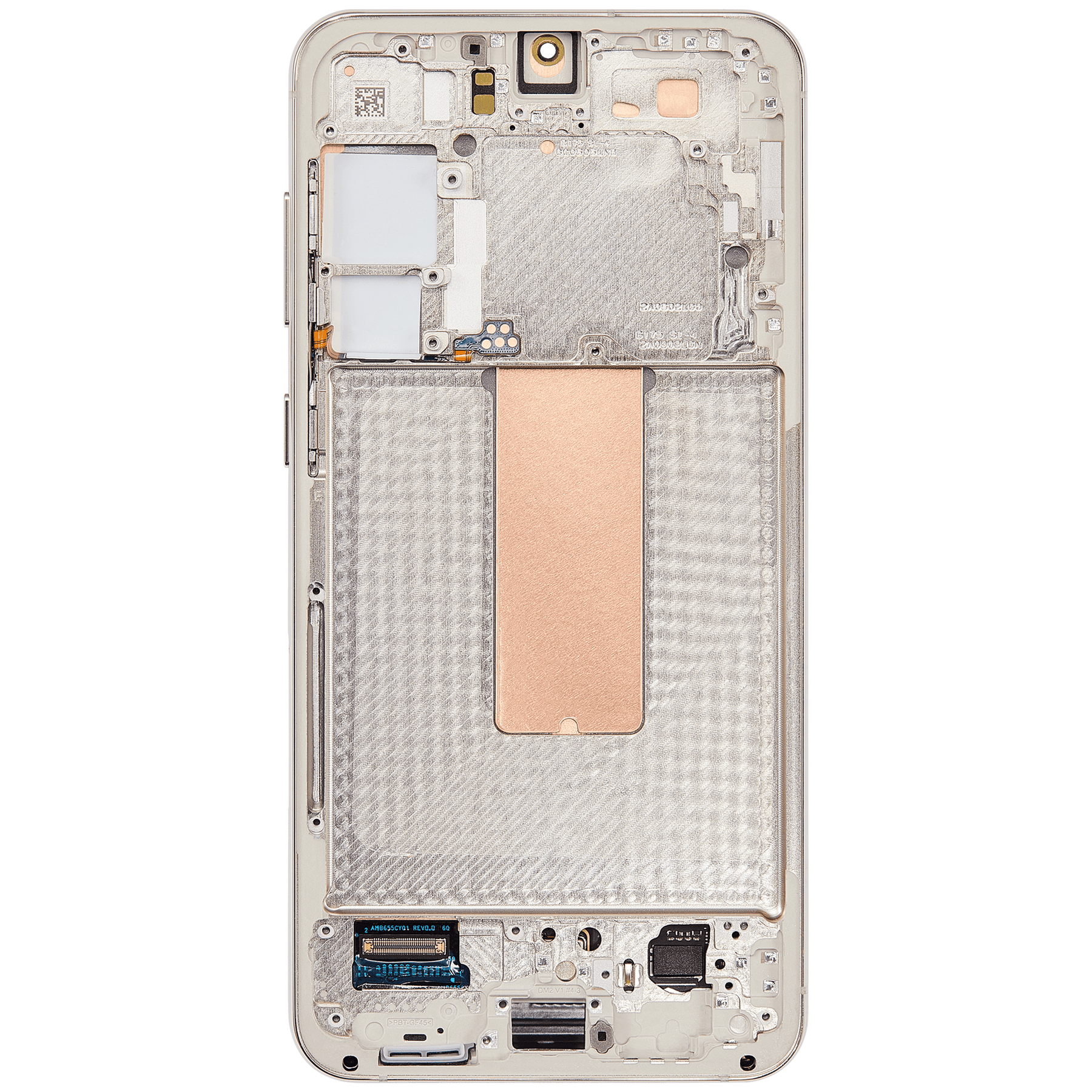 OLED Assembly With Frame Compatible For Samsung Galaxy S23 Plus 5G Replacement (US & International) (Refurbished) (Cream)