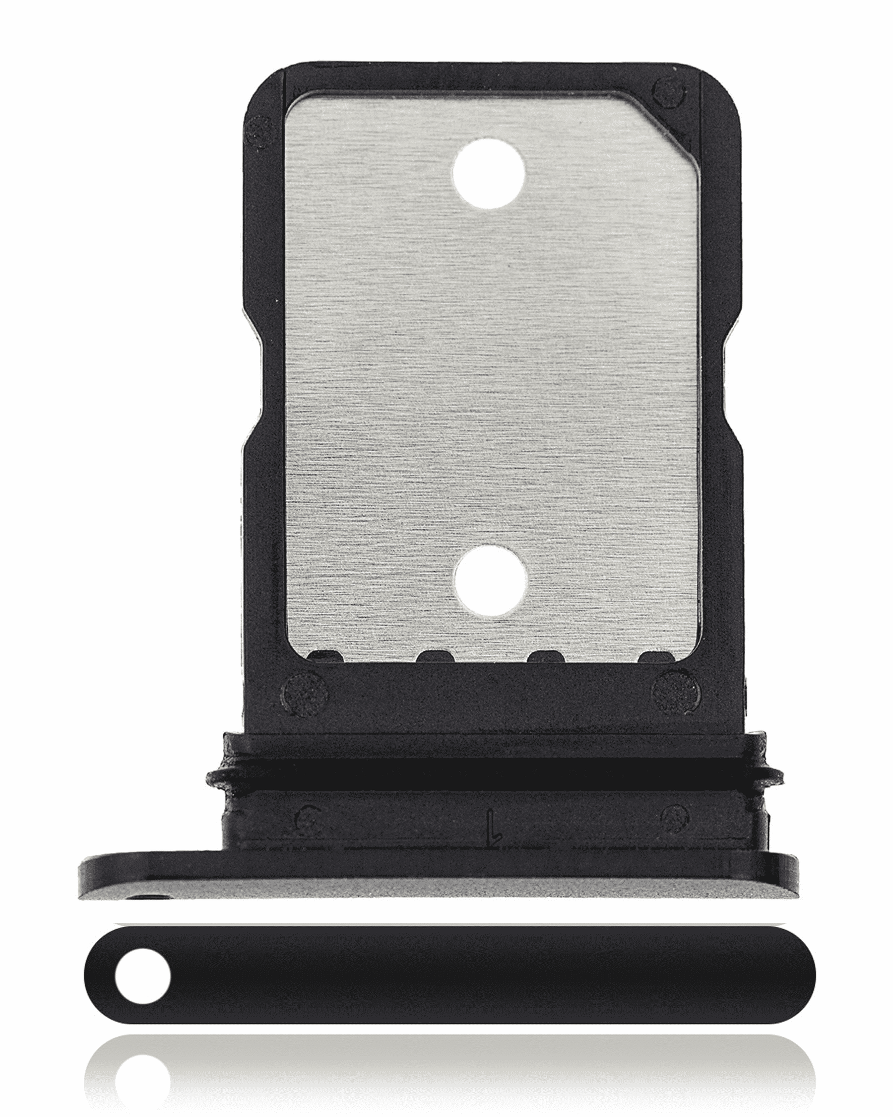 Sim Card Tray Compatible For Google Pixel 4 Replacement(Genuine OEM) (Just Black)