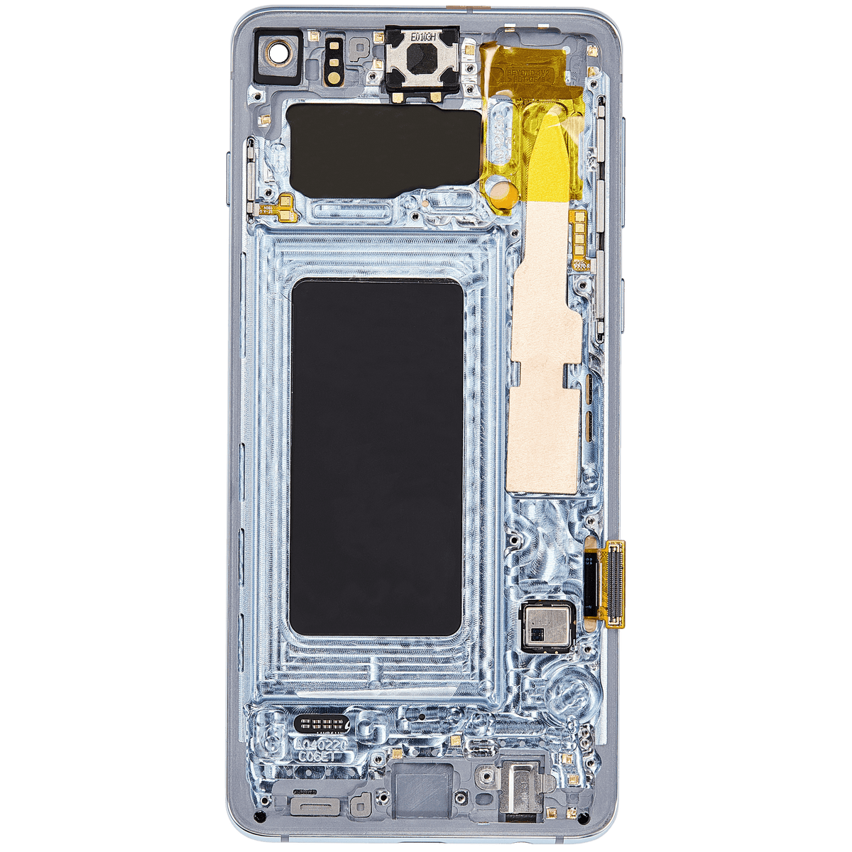 OLED Assembly With Frame Compatible For Samsung Galaxy S10 Replacement (Refurbished) (Prism Blue)