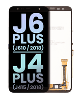 LCD Assembly Without Frame Compatible For Samsung Galaxy J6 Plus (J610 / 2018) / J4 Plus (J415 / 2018) (Service Pack) (Black)