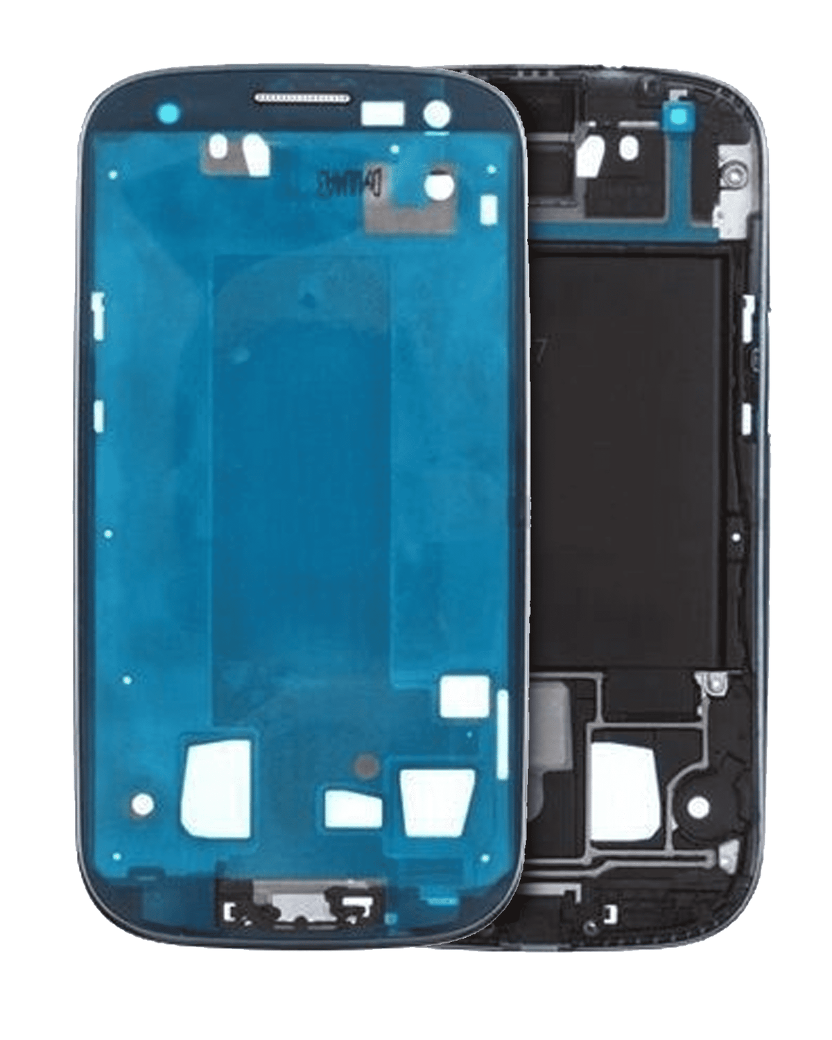 Replacement LCD Frame Compatible For Samsung Galaxy S3 (AT&T / T-Mobile) (I747 / T999) (Blue)