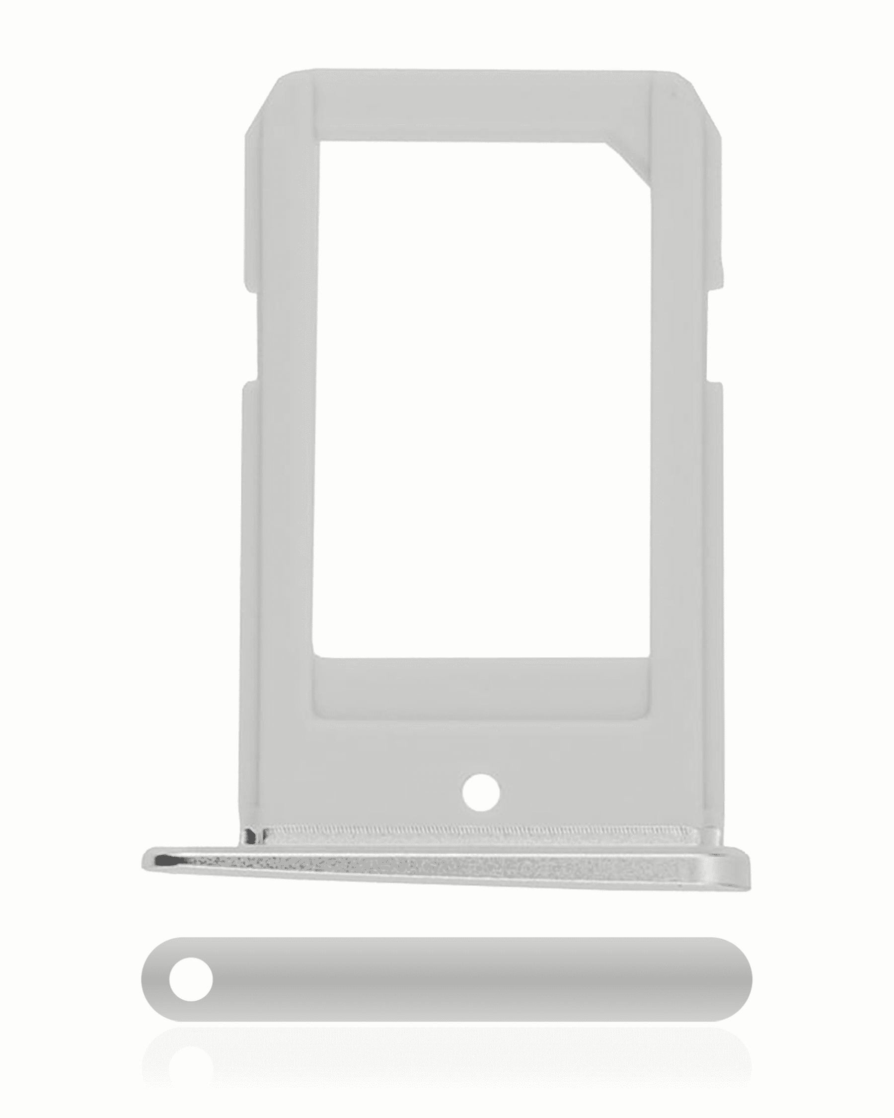 Replacement Sim Card Tray Compatible For Samsung Galaxy S6 Edge (Silver)