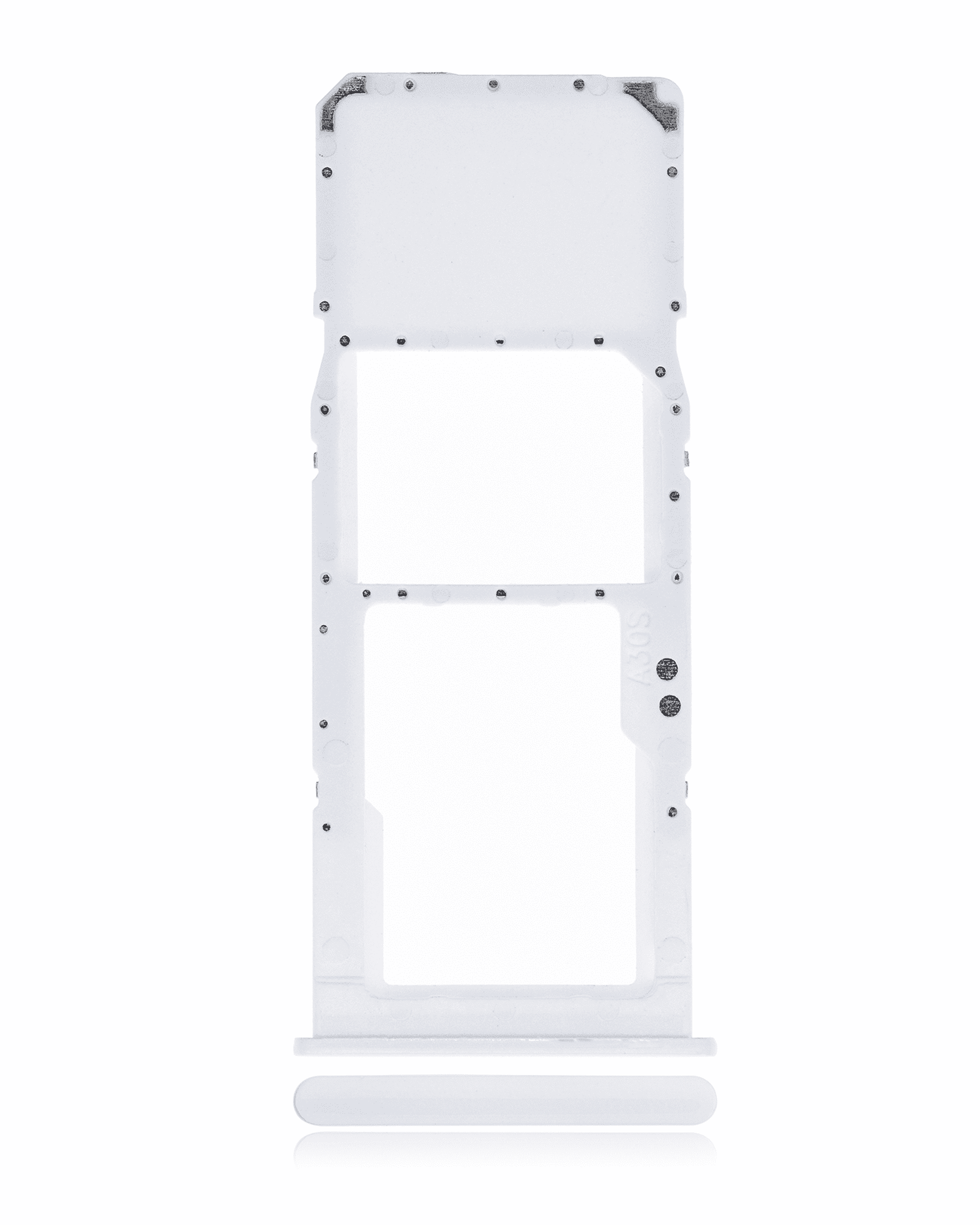 Single Sim Card Tray Compatible For Samsung Galaxy A30S (A307 / 2019) (White)