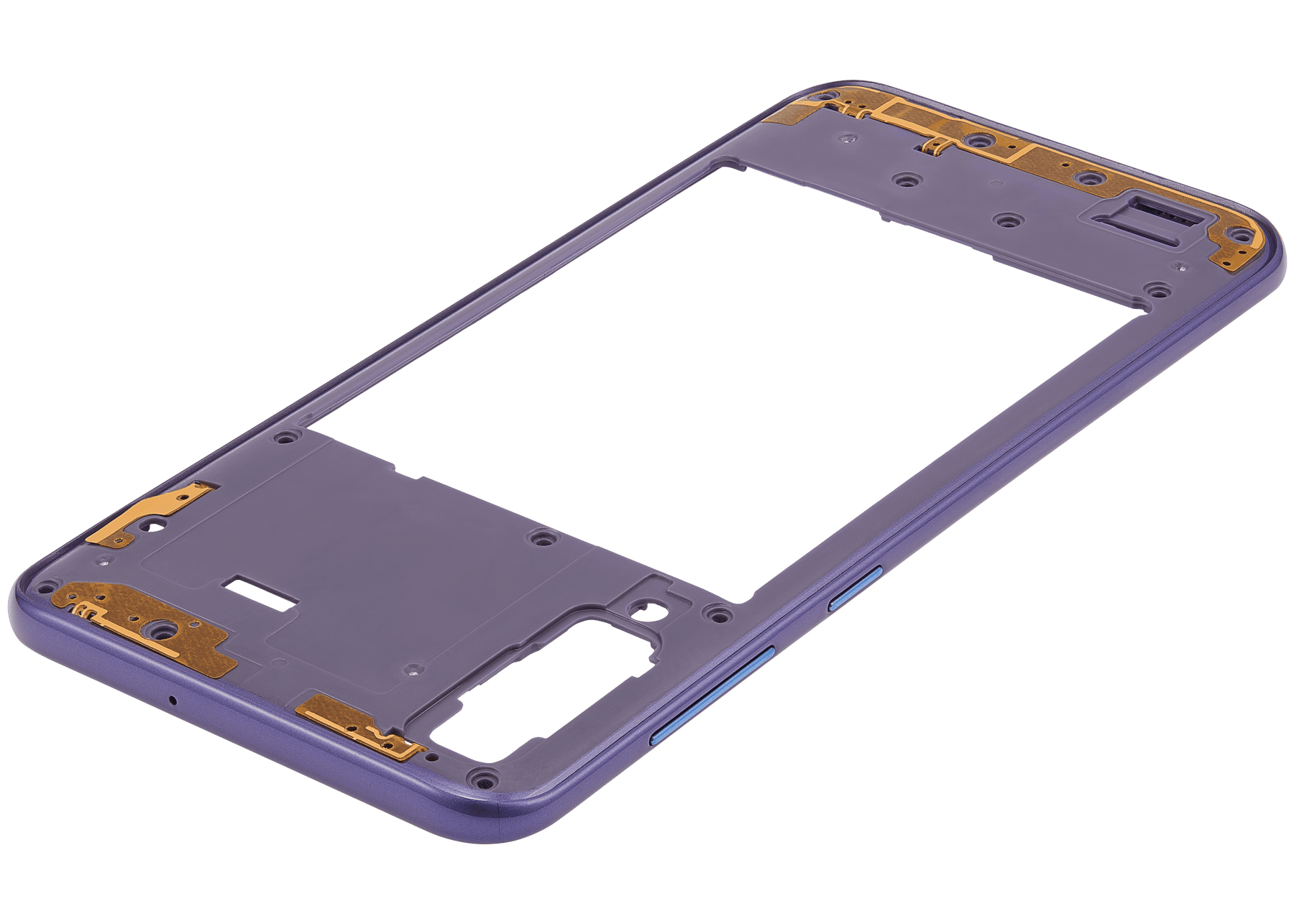 Mid-Frame Housing Compatible For Samsung Galaxy A50s (A507 / 2019) (Aftermarket Plus) (Prism Crush Violet)